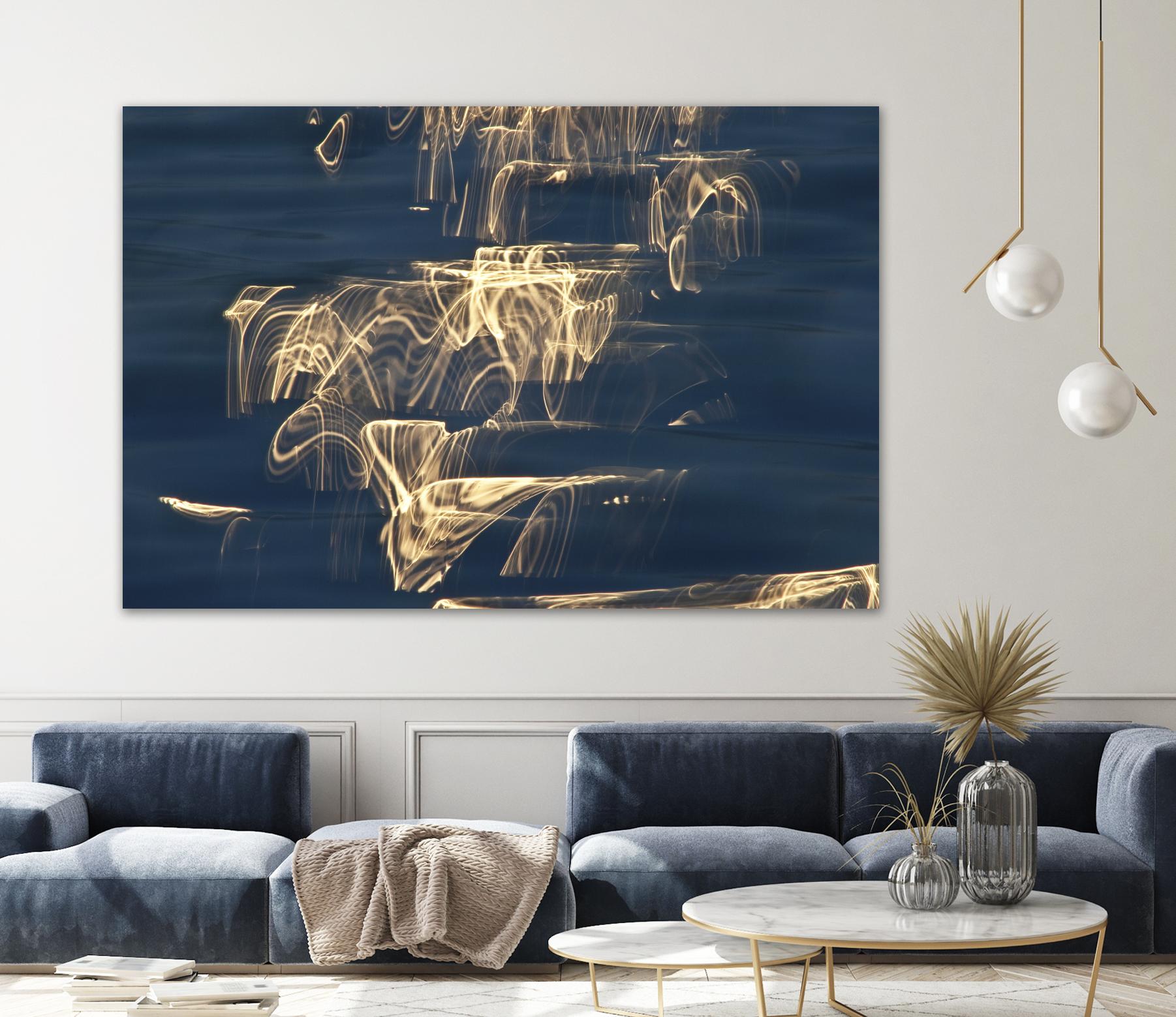 Dancing Light by Norm Stelfox on GIANT ART - beige abstract