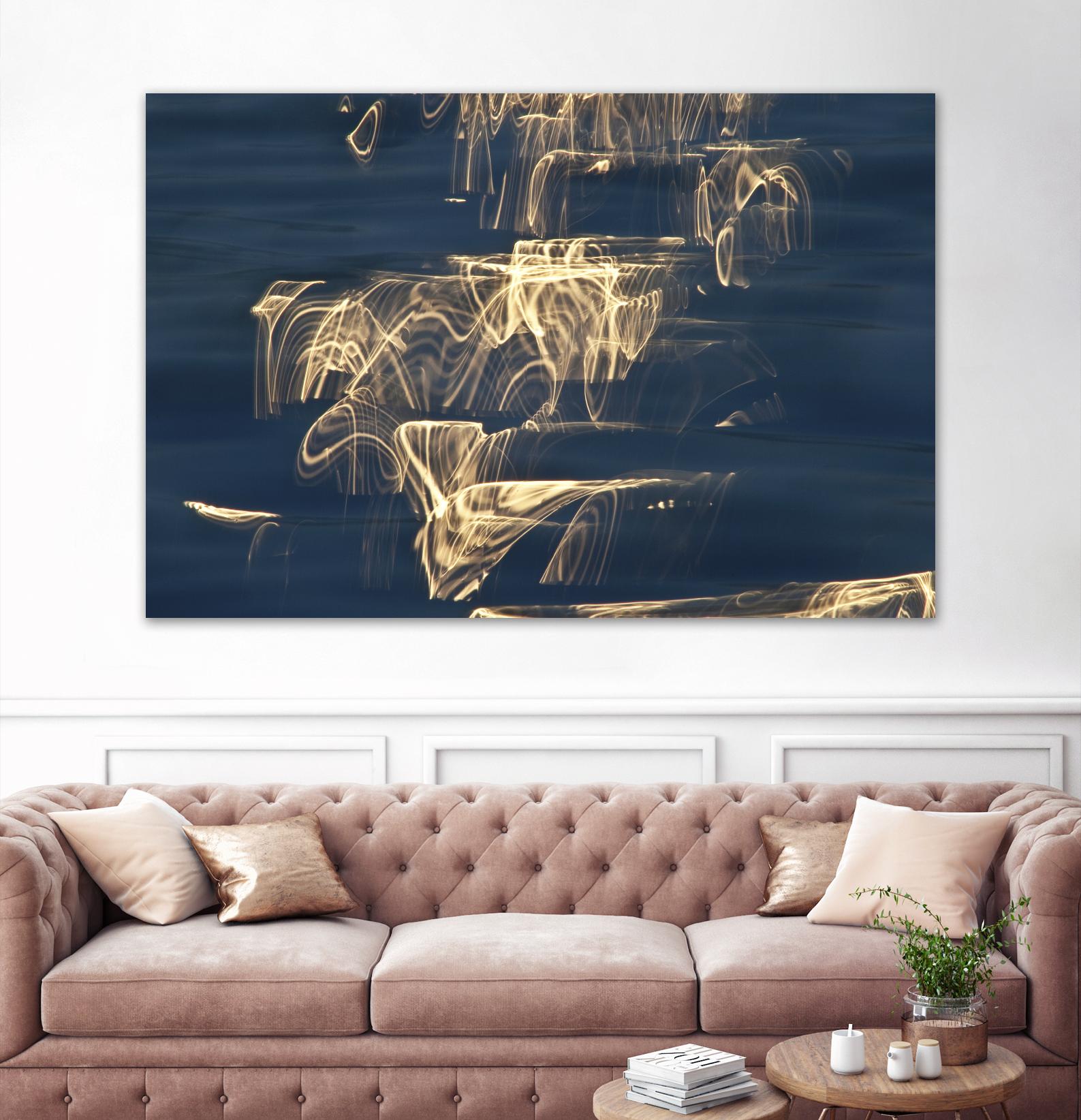 Dancing Light by Norm Stelfox on GIANT ART - beige abstract