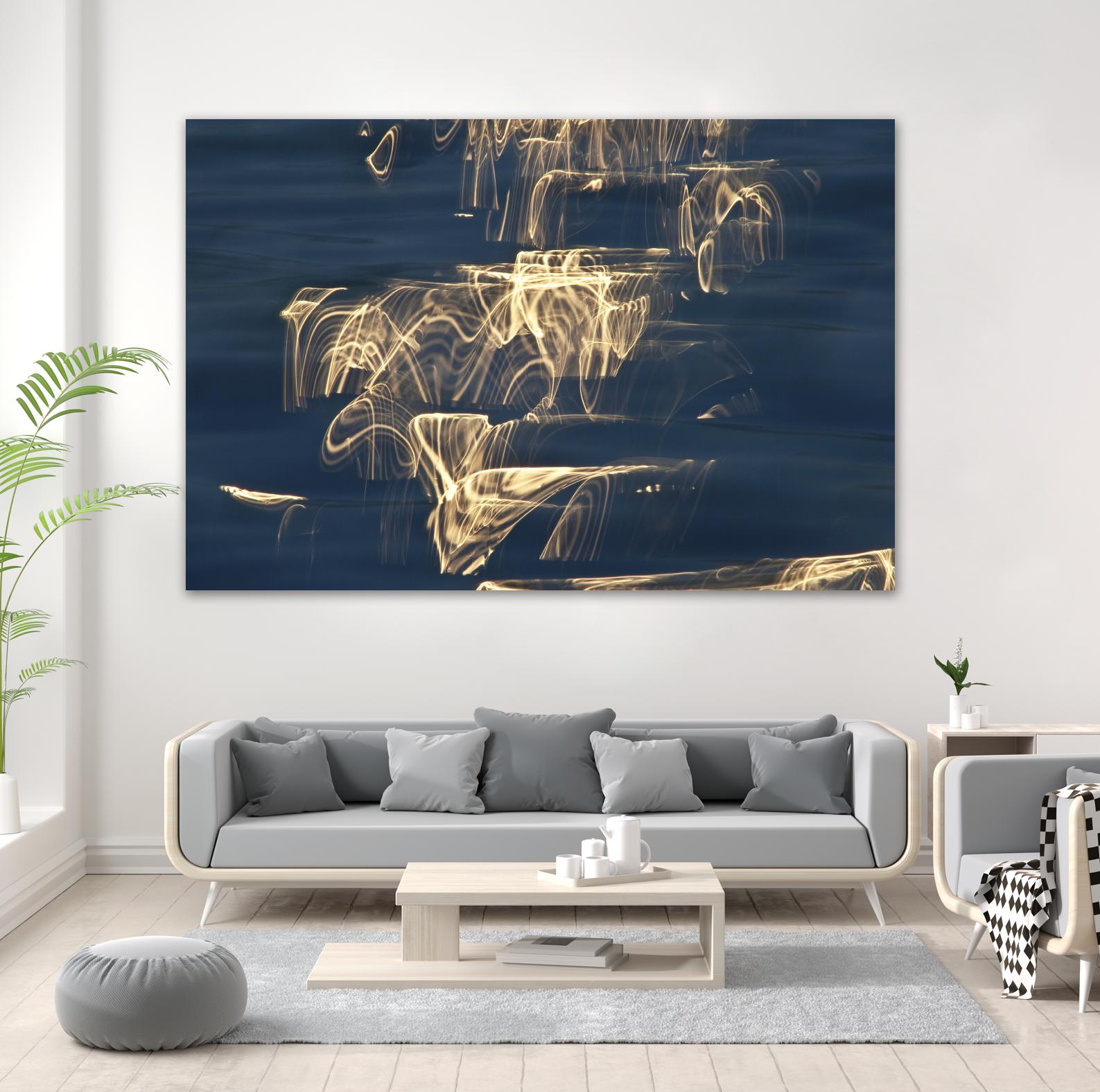 Dancing Light by Norm Stelfox on GIANT ART - beige abstract