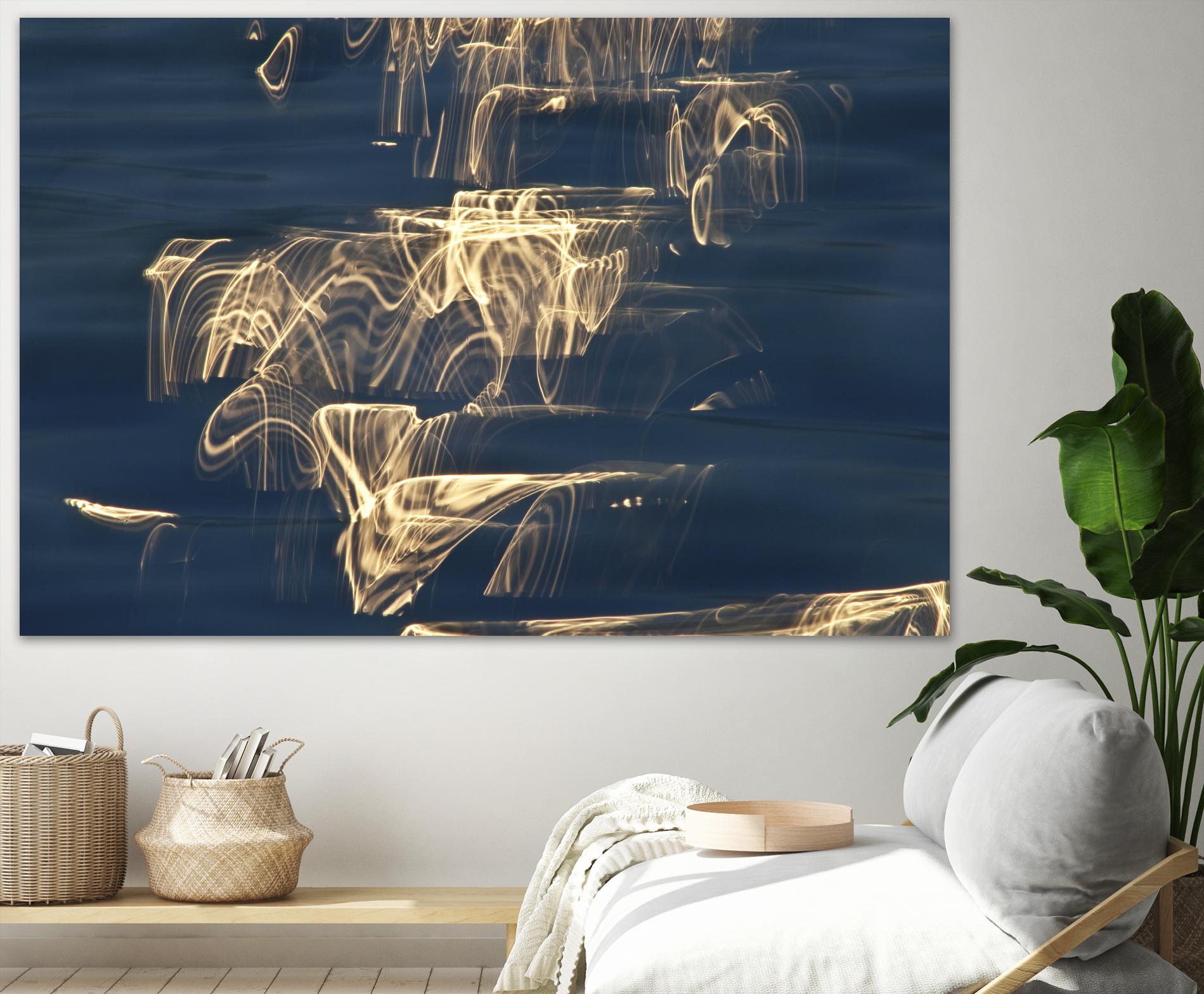 Dancing Light by Norm Stelfox on GIANT ART - beige abstract