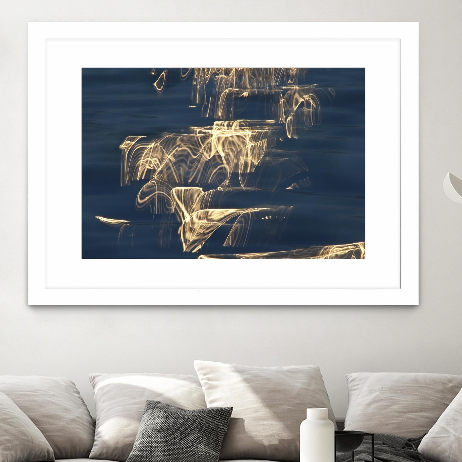 Dancing Light by Norm Stelfox on GIANT ART - beige abstract