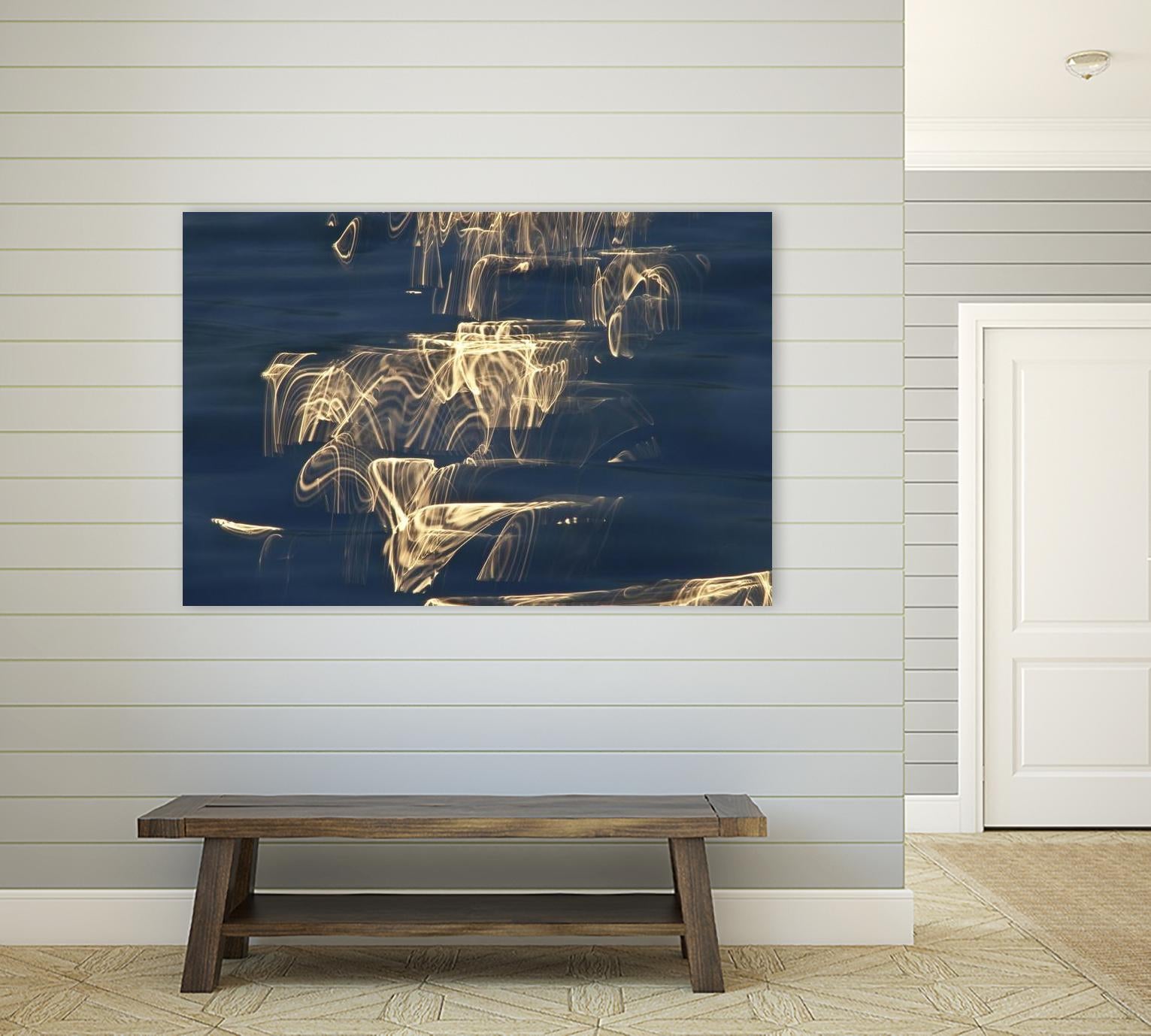 Dancing Light by Norm Stelfox on GIANT ART - beige abstract