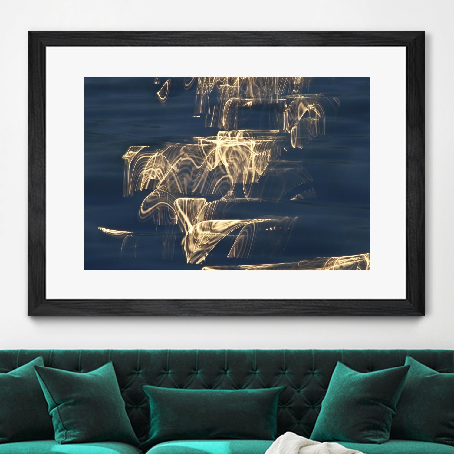 Dancing Light by Norm Stelfox on GIANT ART - beige abstract