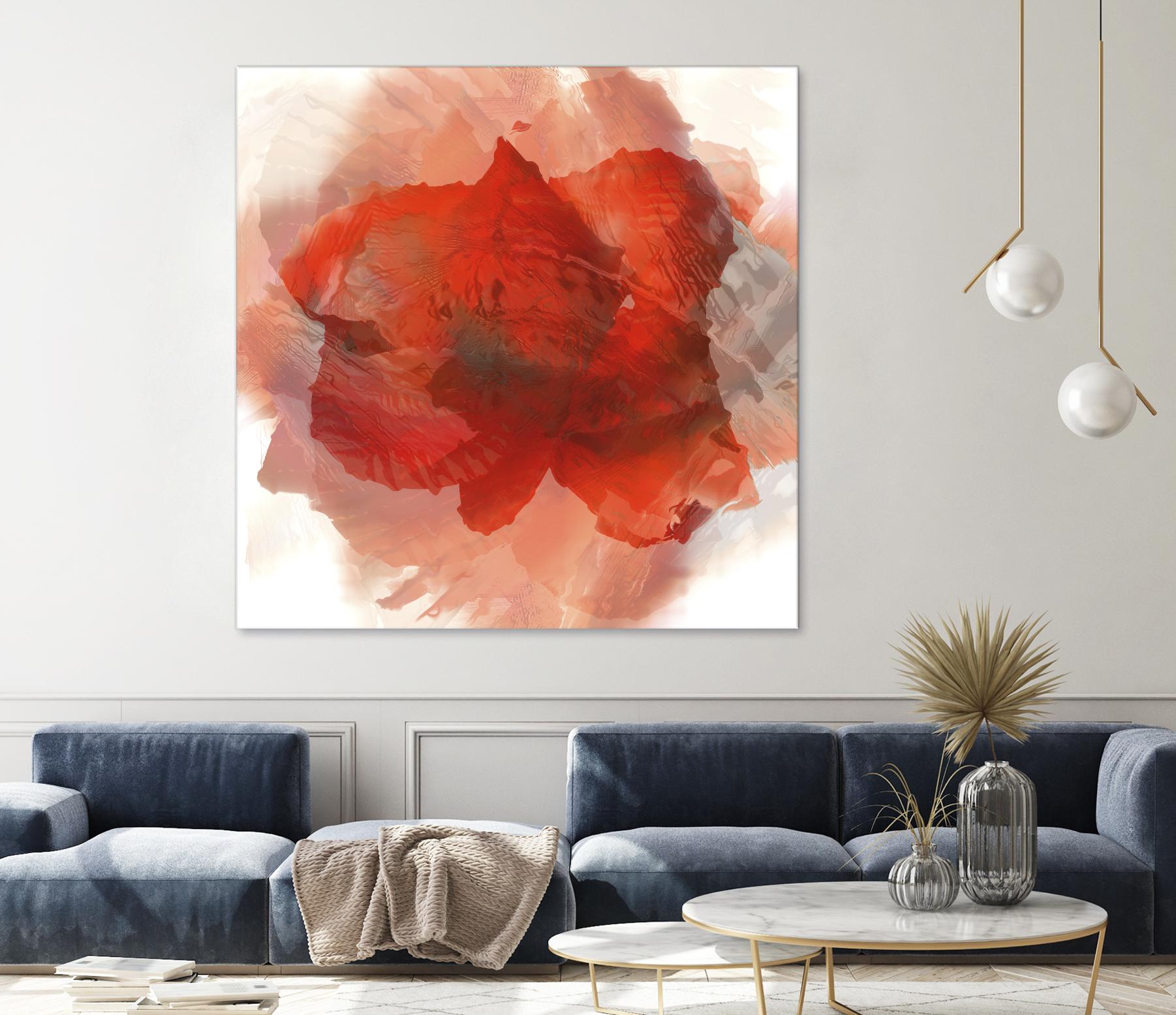 Chasm by Norm Stelfox on GIANT ART - white floral