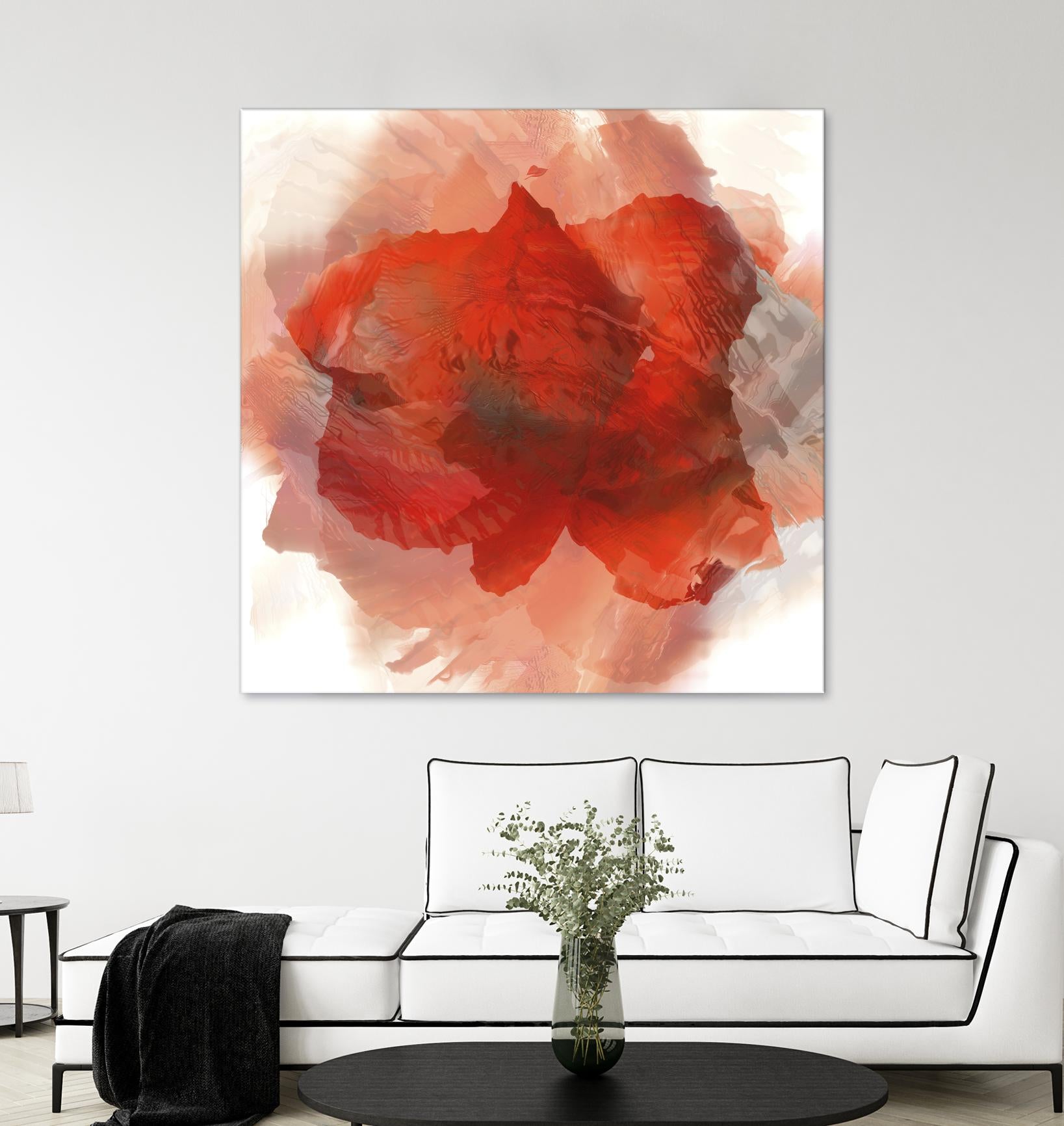 Chasm by Norm Stelfox on GIANT ART - white floral