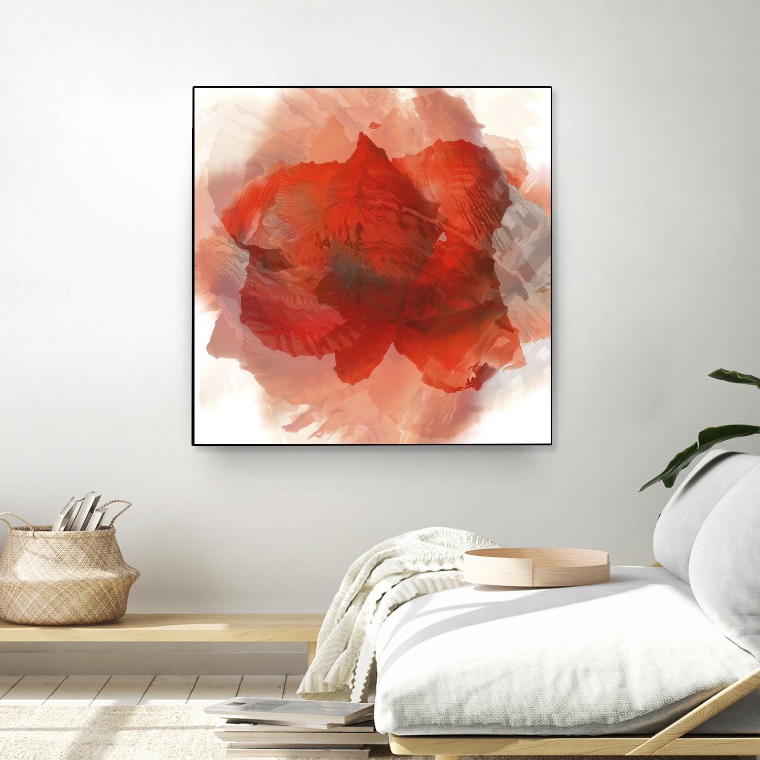 Chasm by Norm Stelfox on GIANT ART - white floral