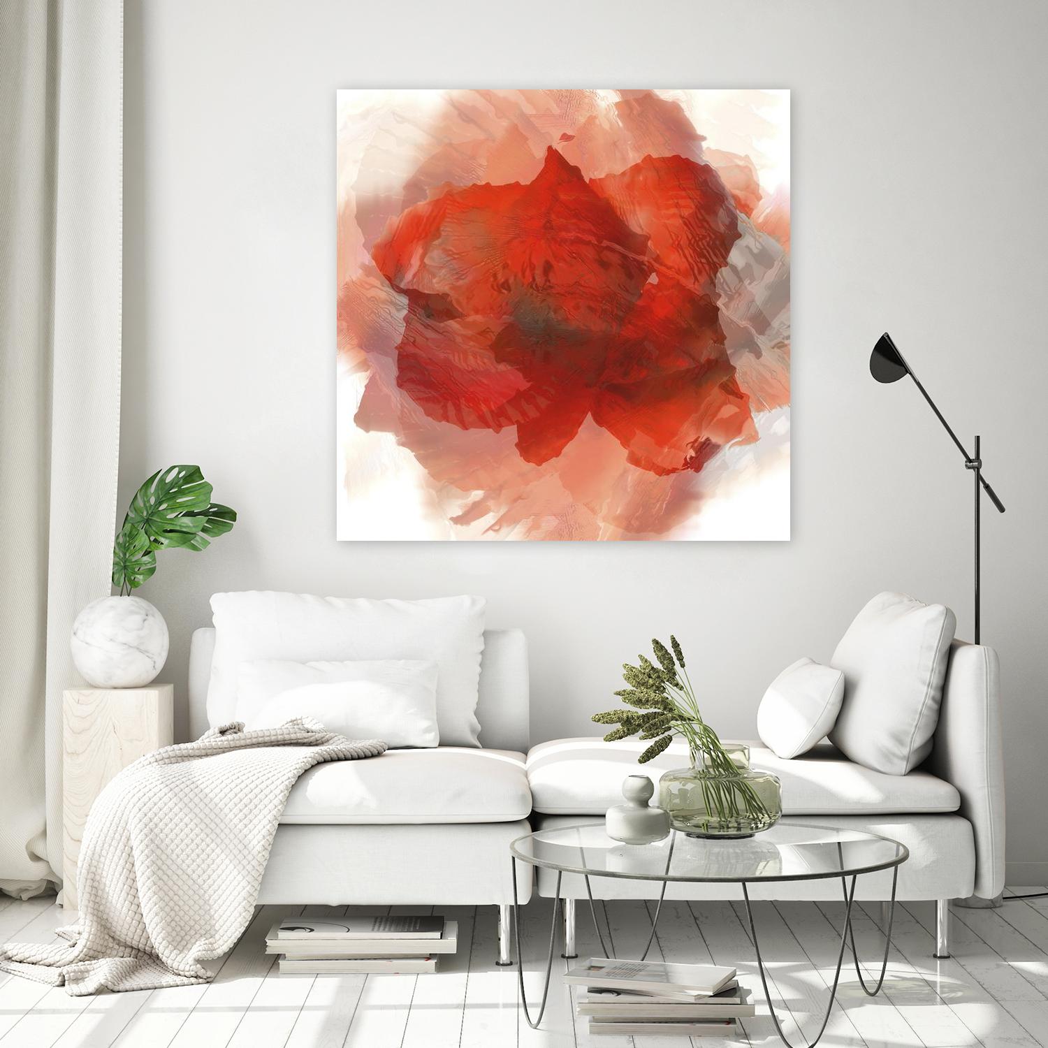 Chasm by Norm Stelfox on GIANT ART - white floral