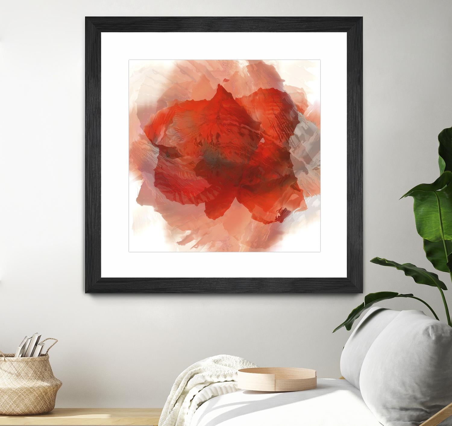 Chasm by Norm Stelfox on GIANT ART - white floral