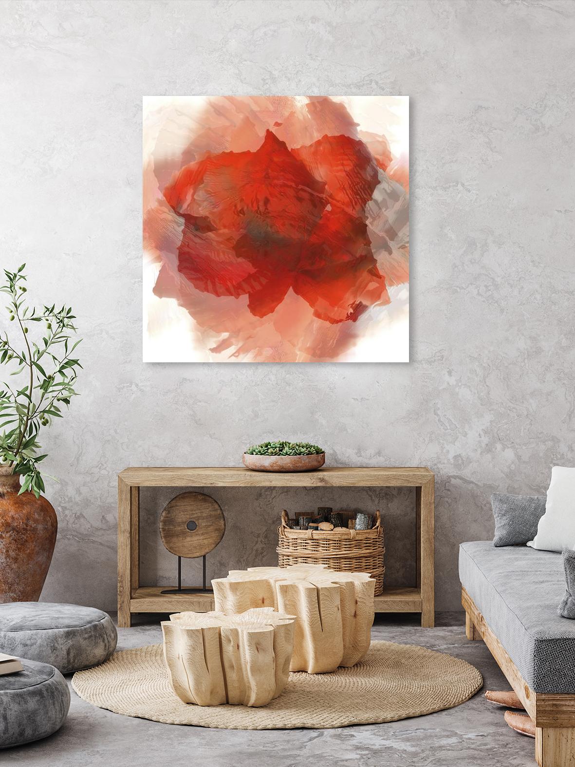 Chasm by Norm Stelfox on GIANT ART - white floral