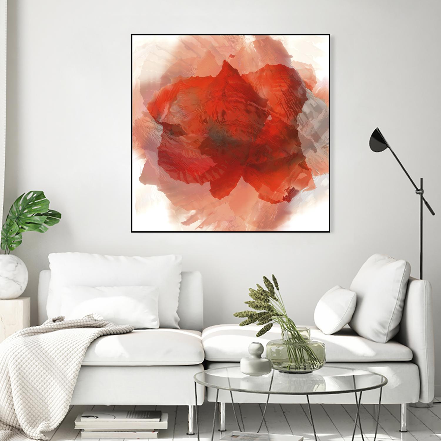 Chasm by Norm Stelfox on GIANT ART - white floral