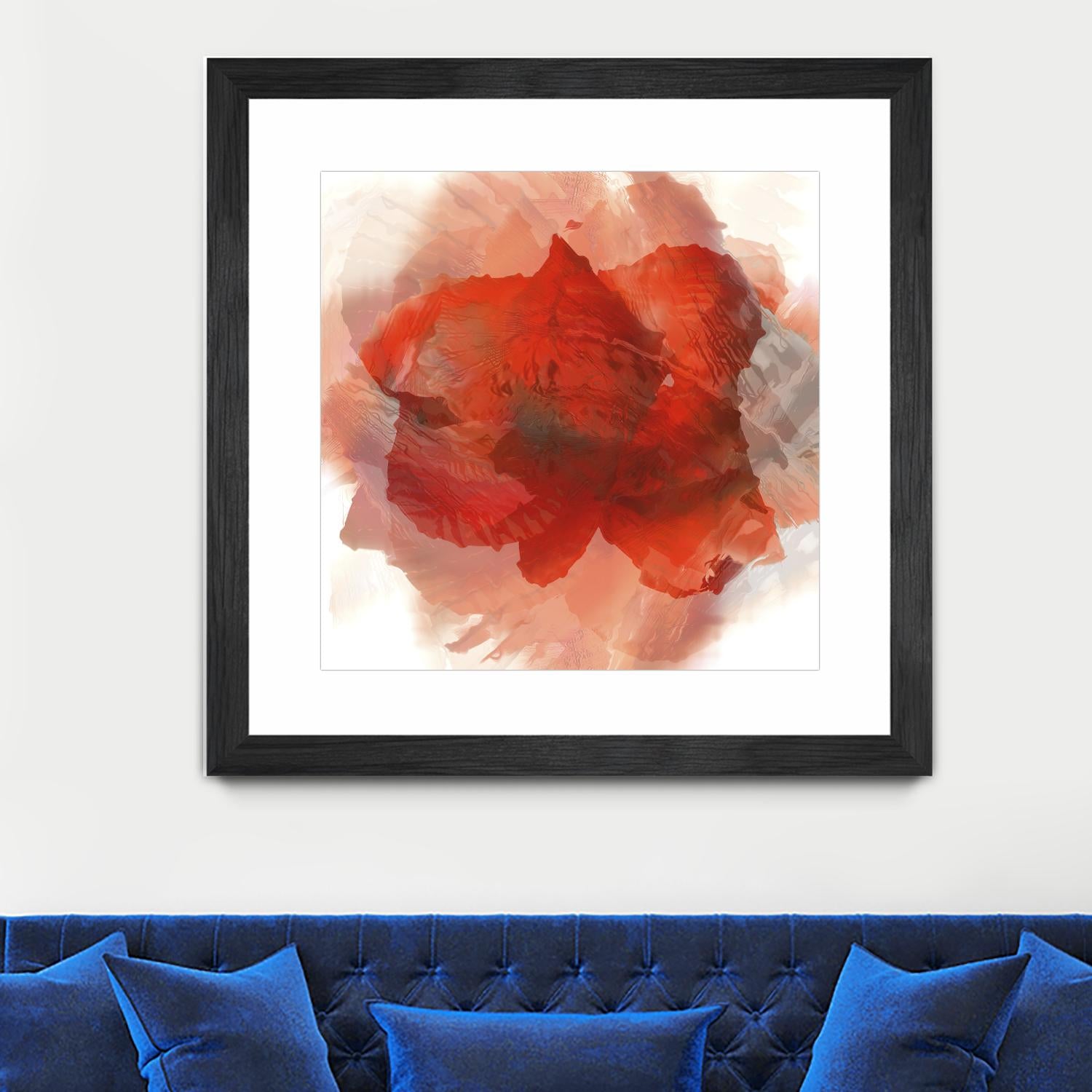 Chasm by Norm Stelfox on GIANT ART - white floral