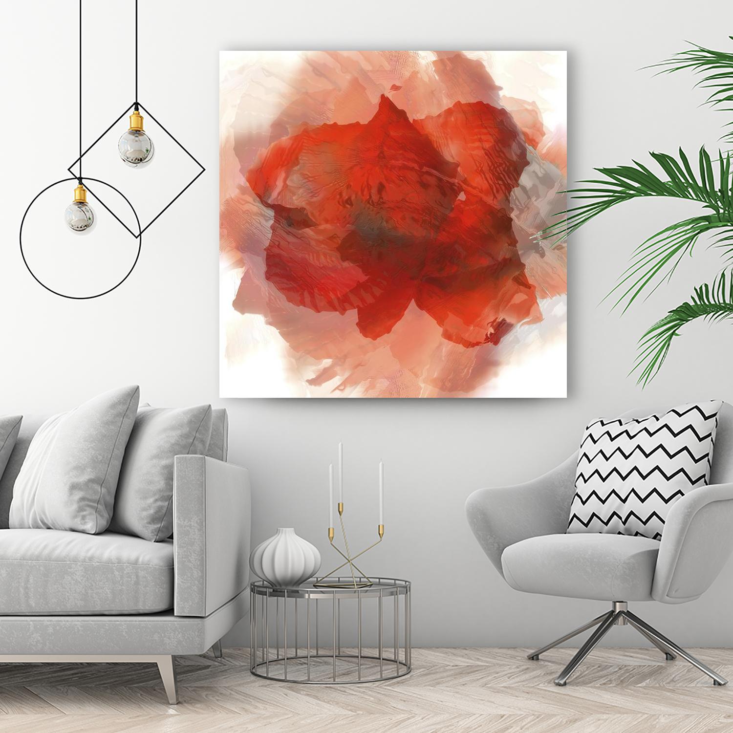 Chasm by Norm Stelfox on GIANT ART - white floral