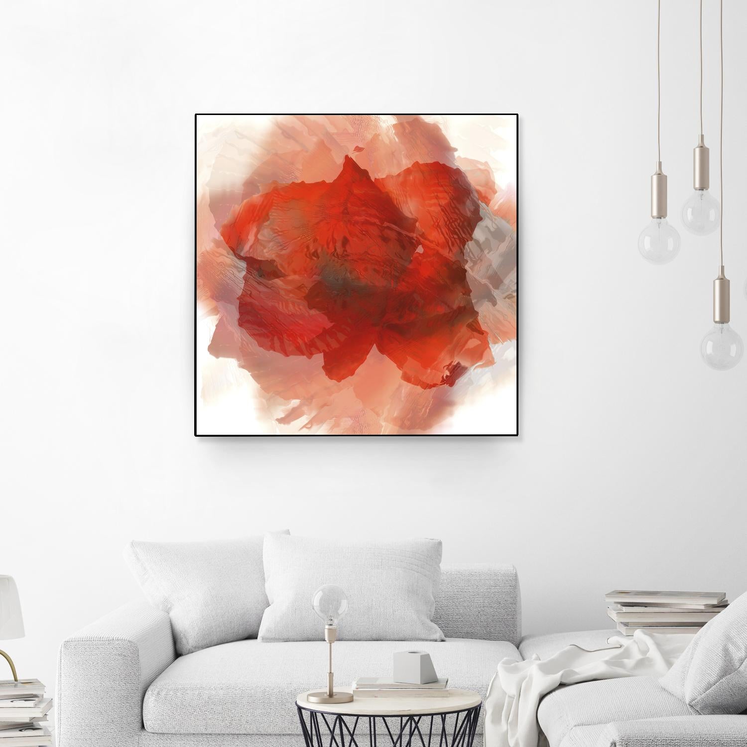 Chasm by Norm Stelfox on GIANT ART - white floral