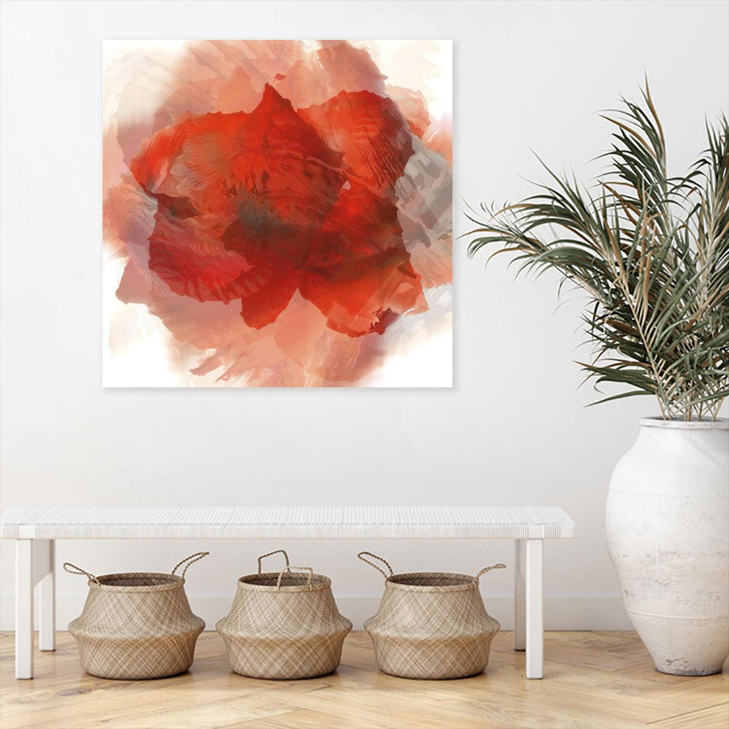 Chasm by Norm Stelfox on GIANT ART - white floral