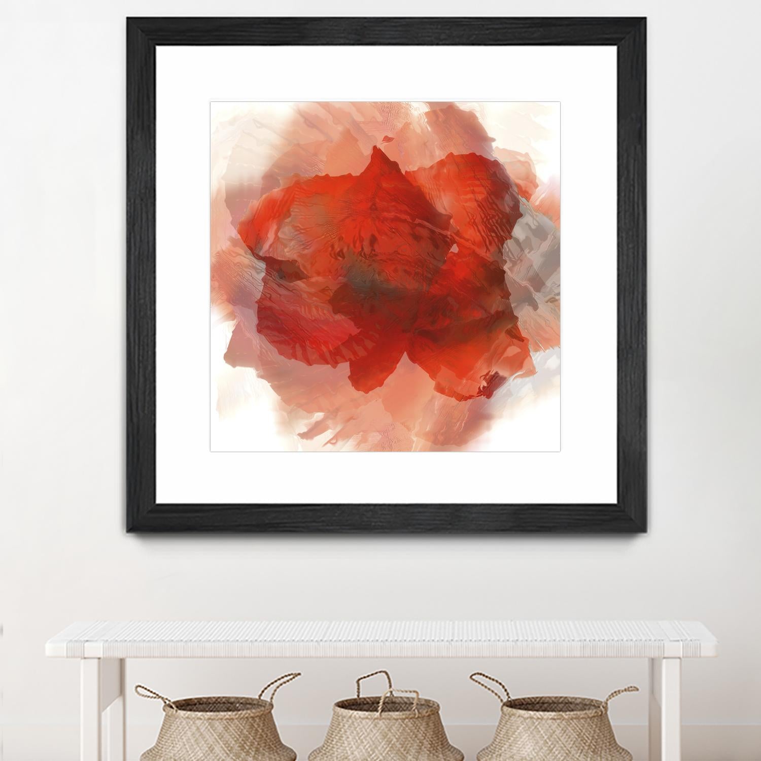 Chasm by Norm Stelfox on GIANT ART - white floral