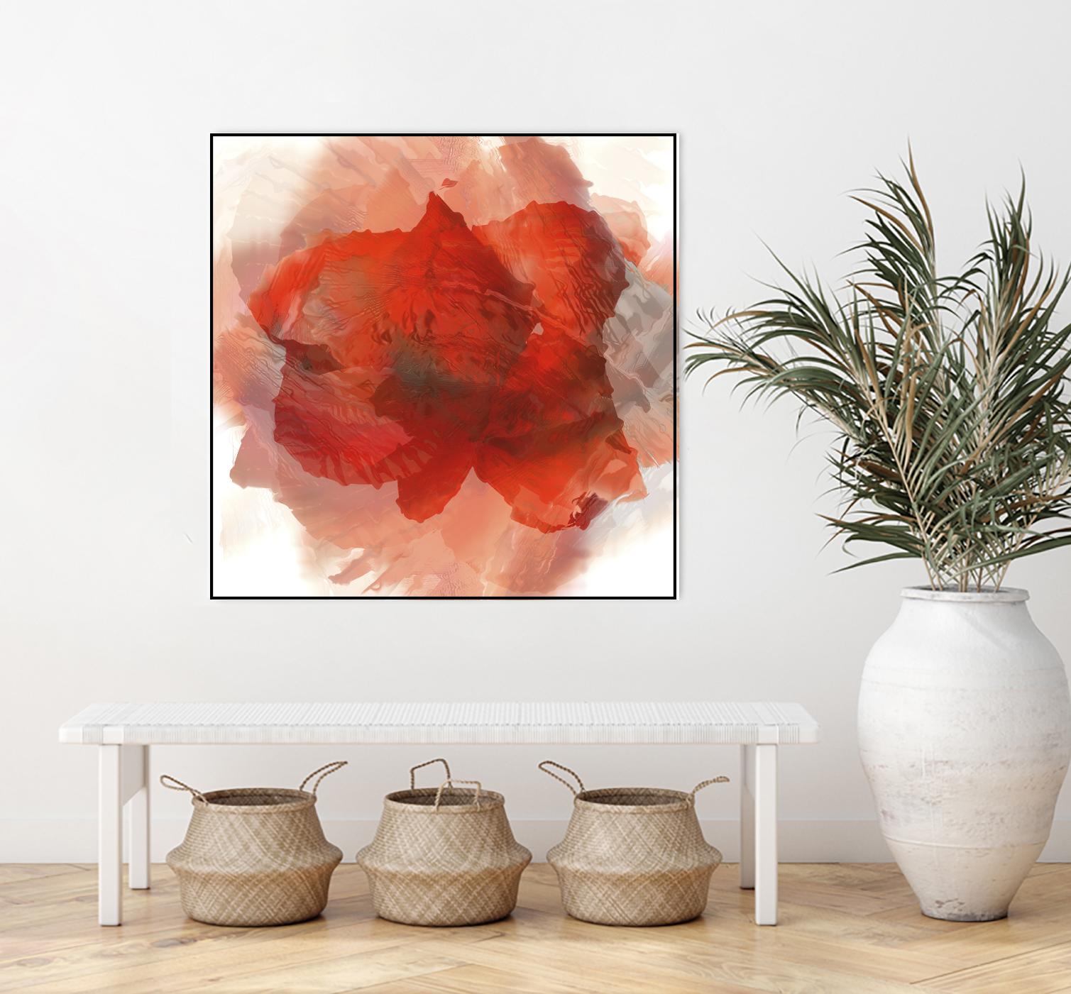 Chasm by Norm Stelfox on GIANT ART - white floral