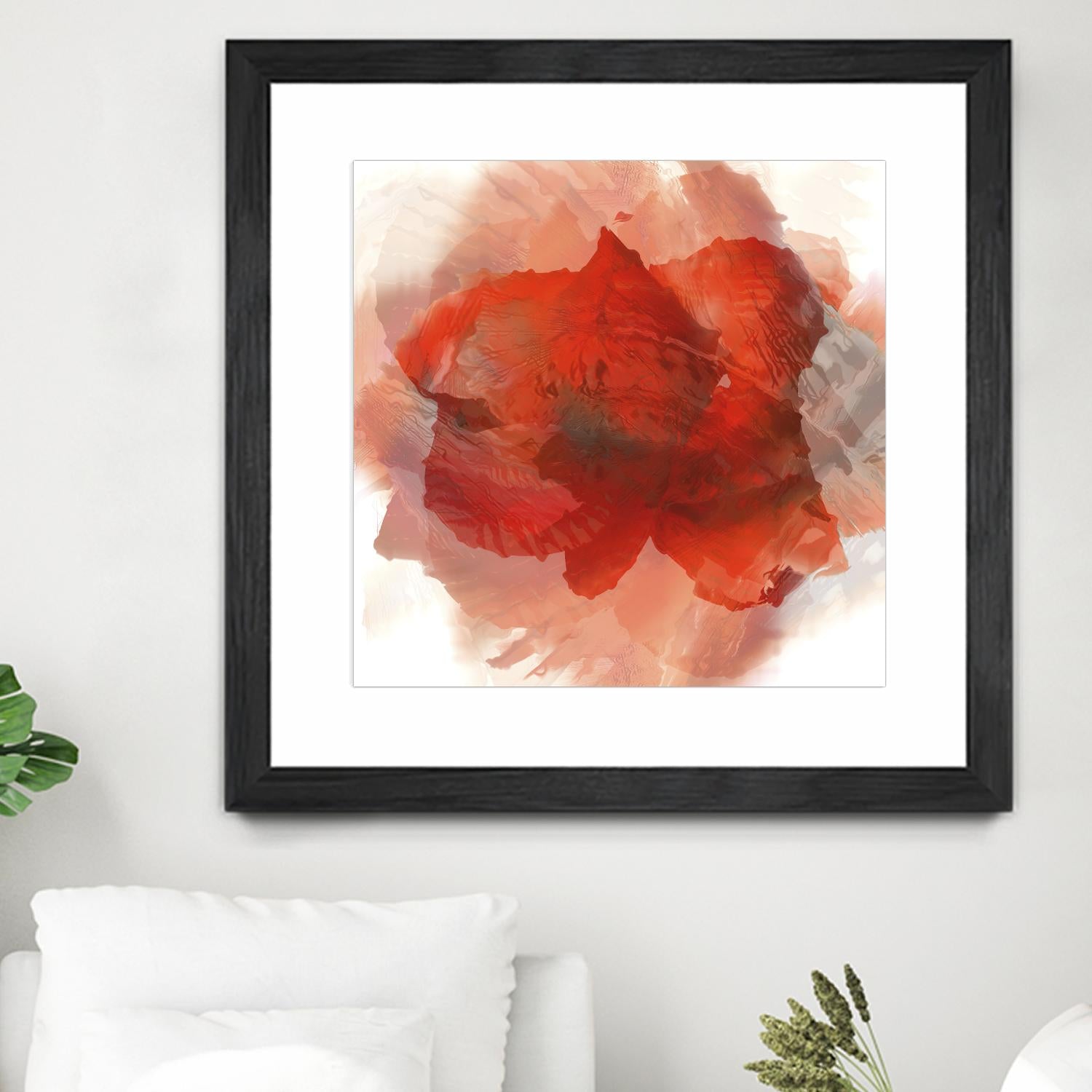 Chasm by Norm Stelfox on GIANT ART - white floral