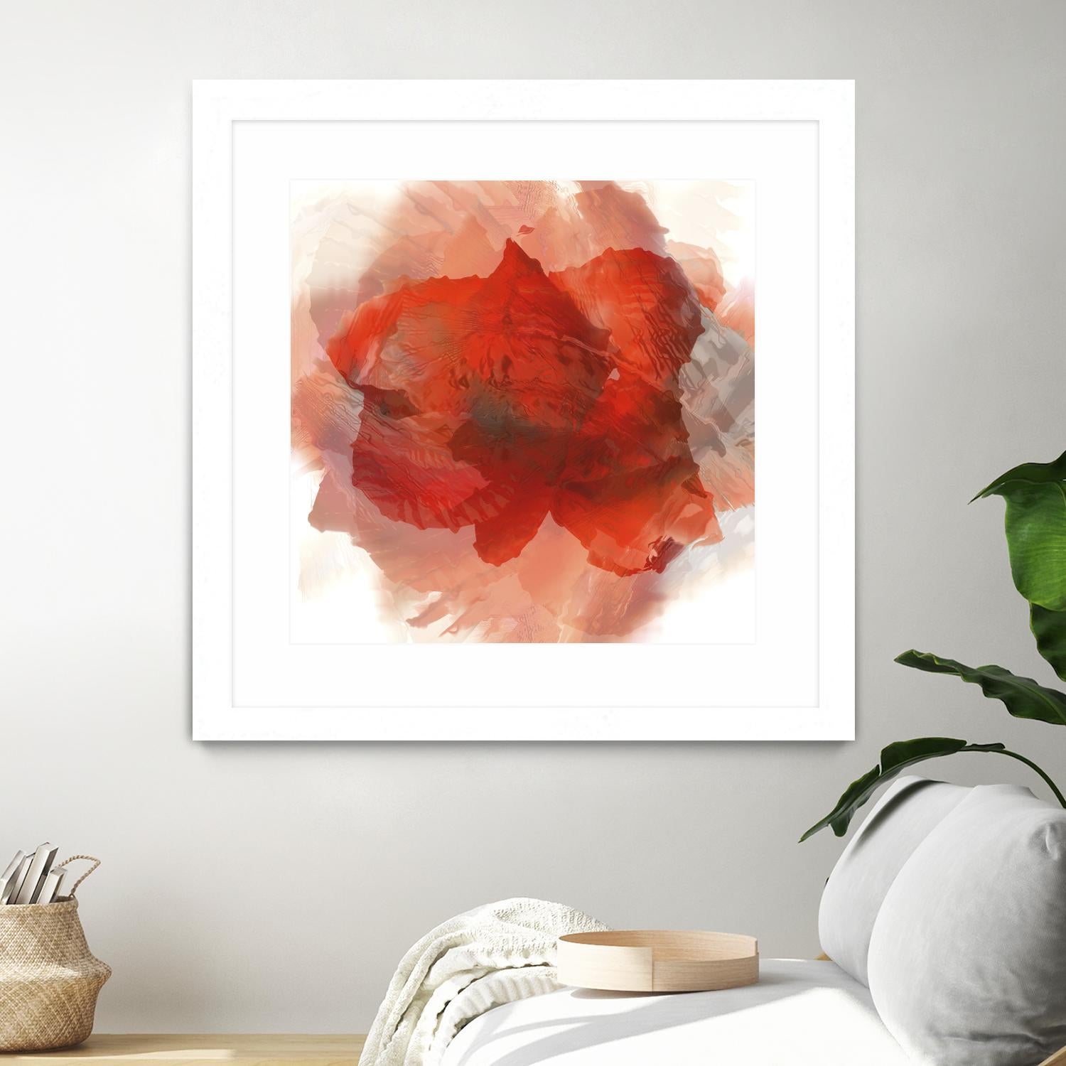 Chasm by Norm Stelfox on GIANT ART - white floral