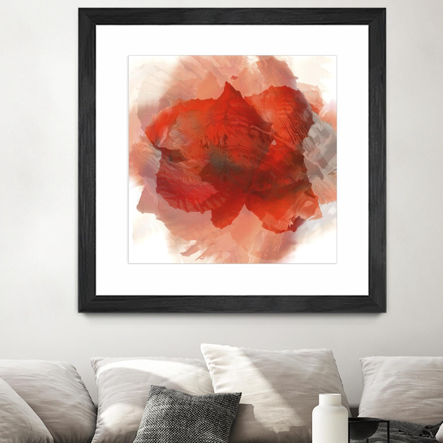 Chasm by Norm Stelfox on GIANT ART - white floral