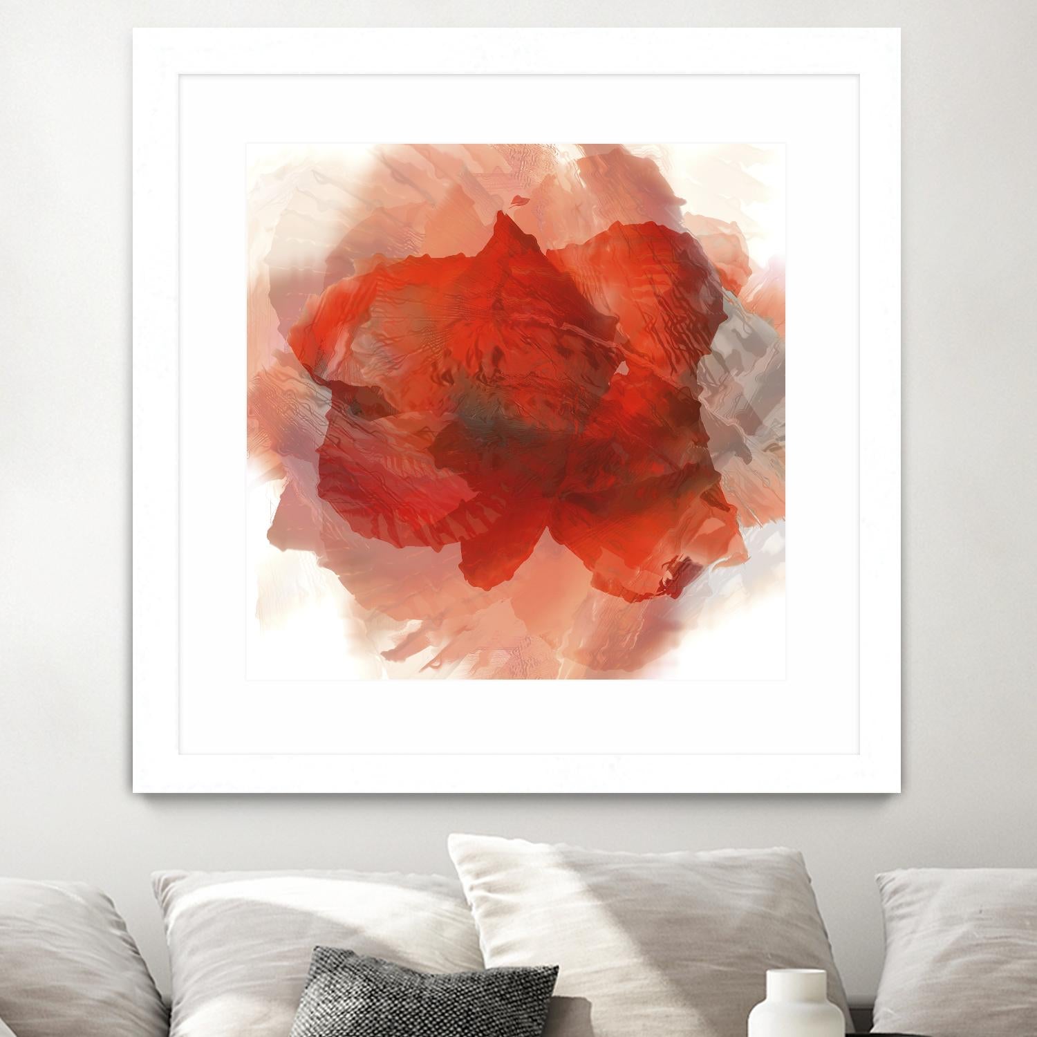 Chasm by Norm Stelfox on GIANT ART - white floral