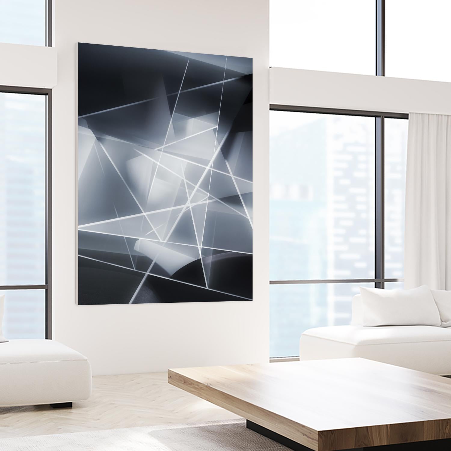 Feeling in the 80's by Norm Stelfox on GIANT ART - black abstract