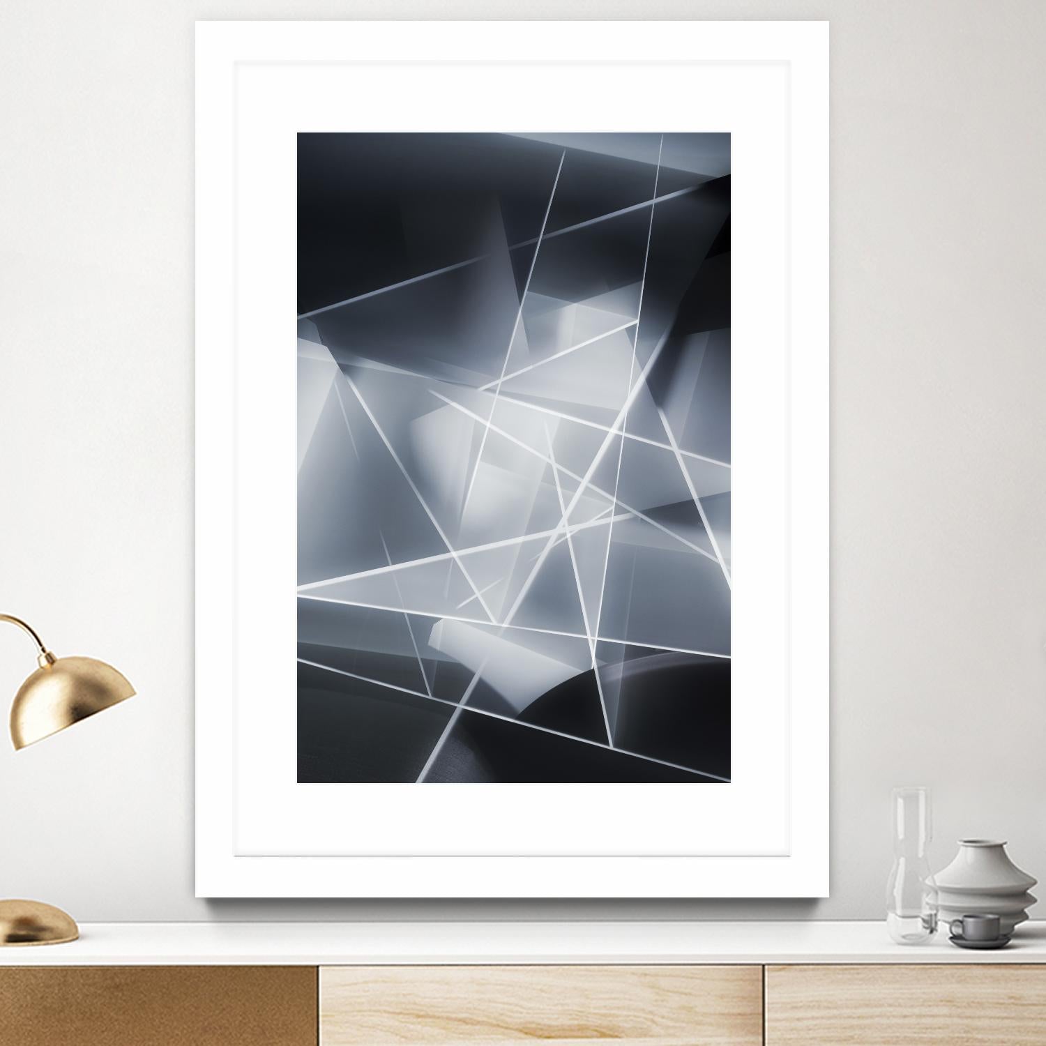 Feeling in the 80's by Norm Stelfox on GIANT ART - black abstract