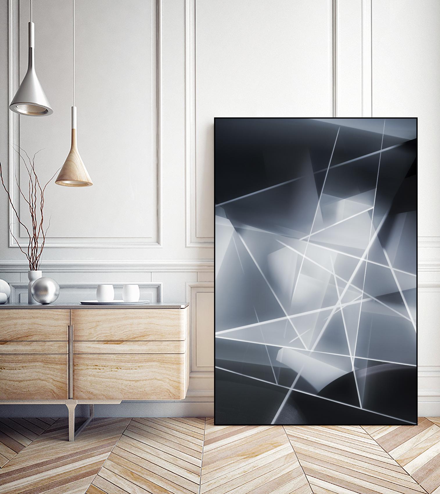 Feeling in the 80's by Norm Stelfox on GIANT ART - black abstract