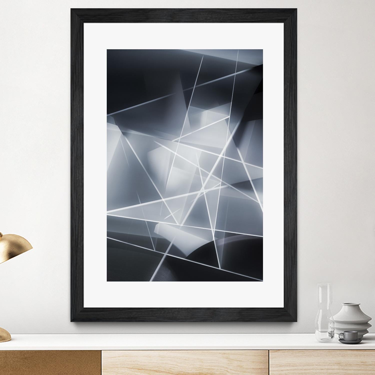 Feeling in the 80's by Norm Stelfox on GIANT ART - black abstract