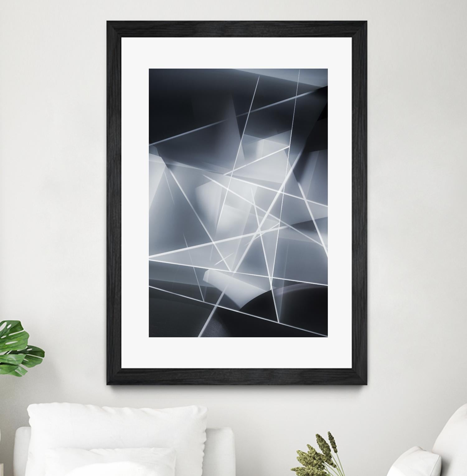 Feeling in the 80's by Norm Stelfox on GIANT ART - black abstract