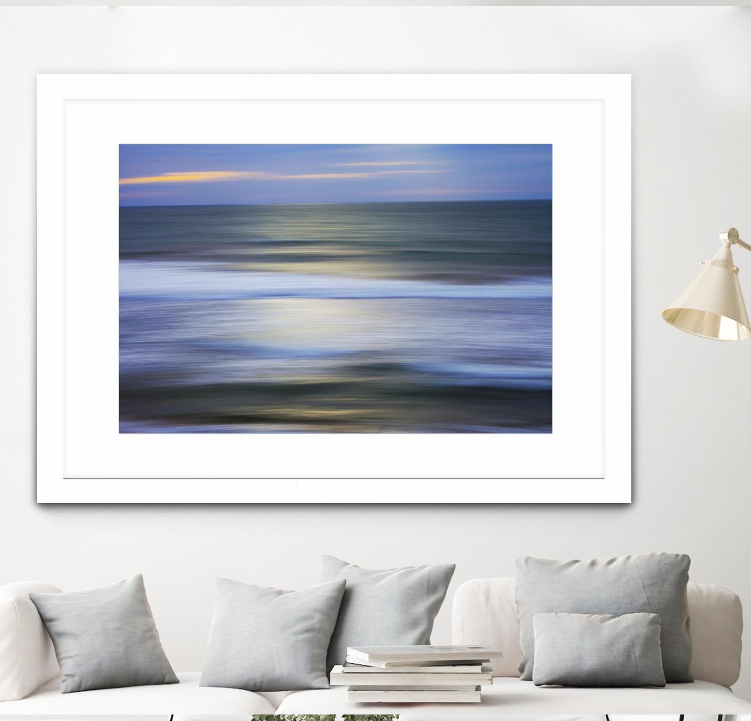 Mythical Wave by Norm Stelfox on GIANT ART - blue abstract