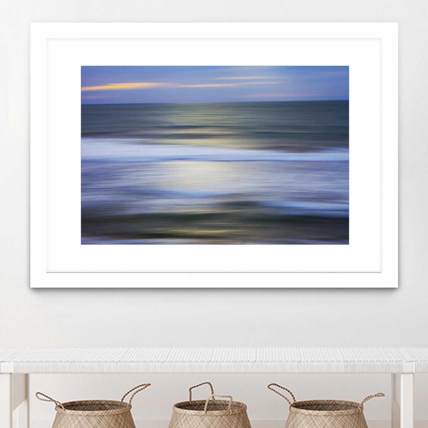 Mythical Wave by Norm Stelfox on GIANT ART - blue abstract