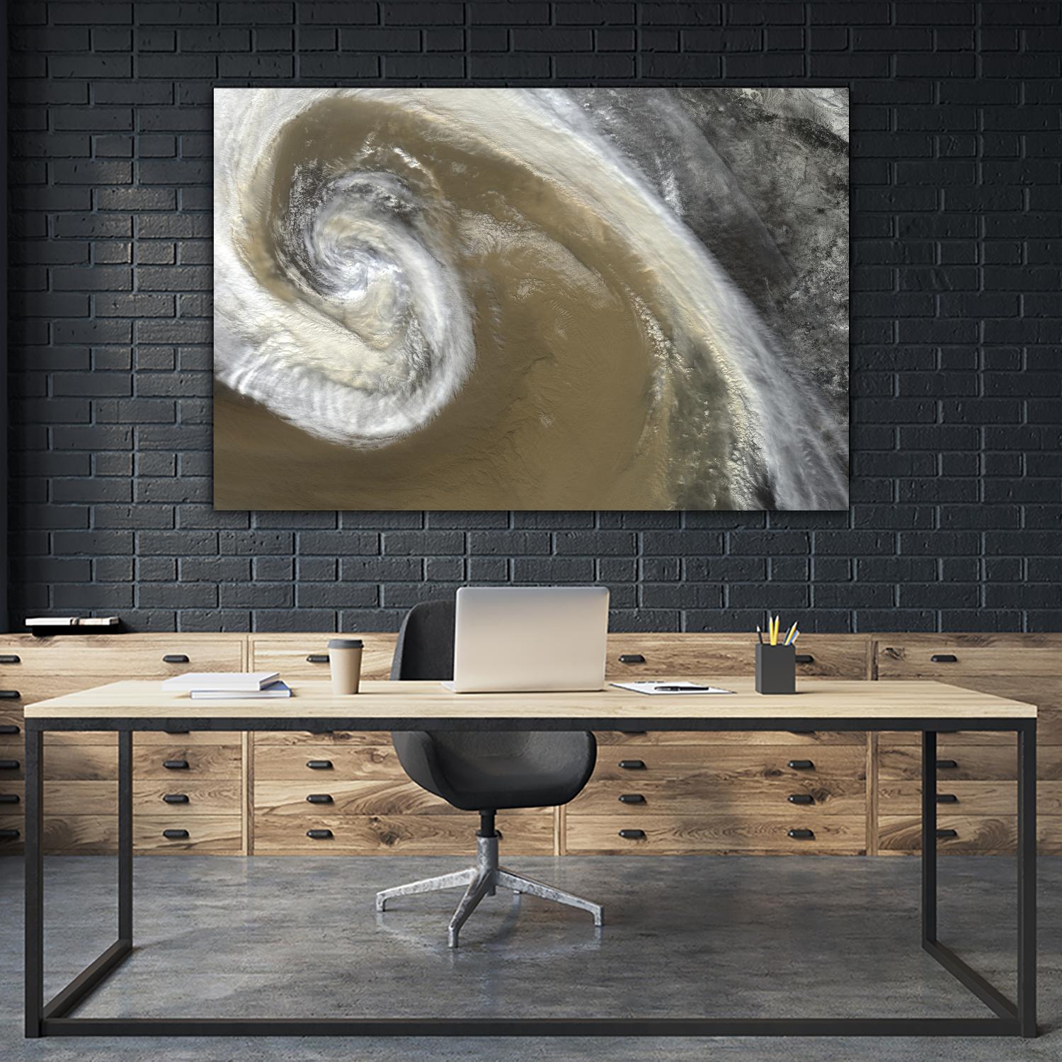 Typhoon by Norm Stelfox on GIANT ART - grey abstract