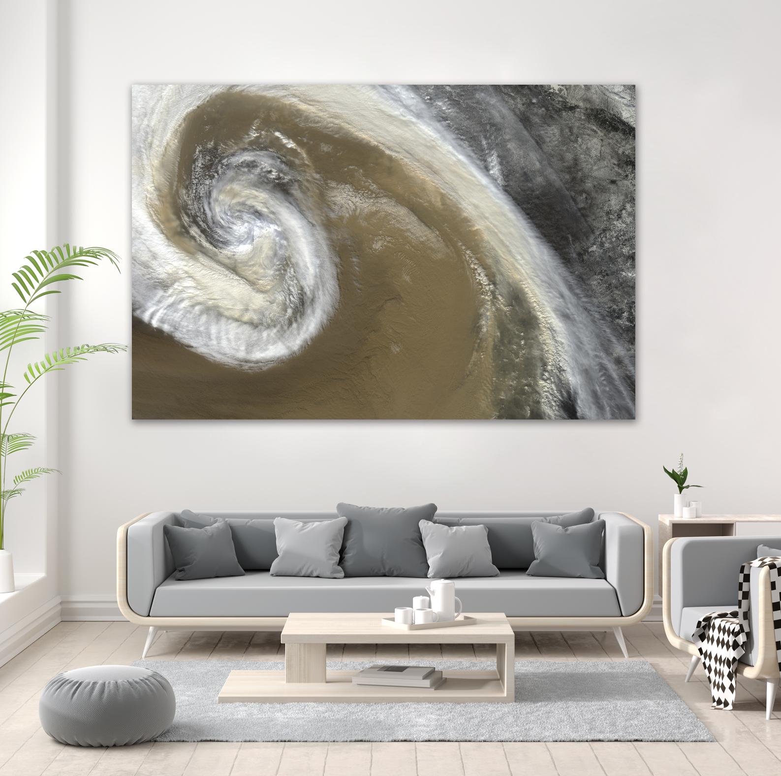 Typhoon by Norm Stelfox on GIANT ART - grey abstract