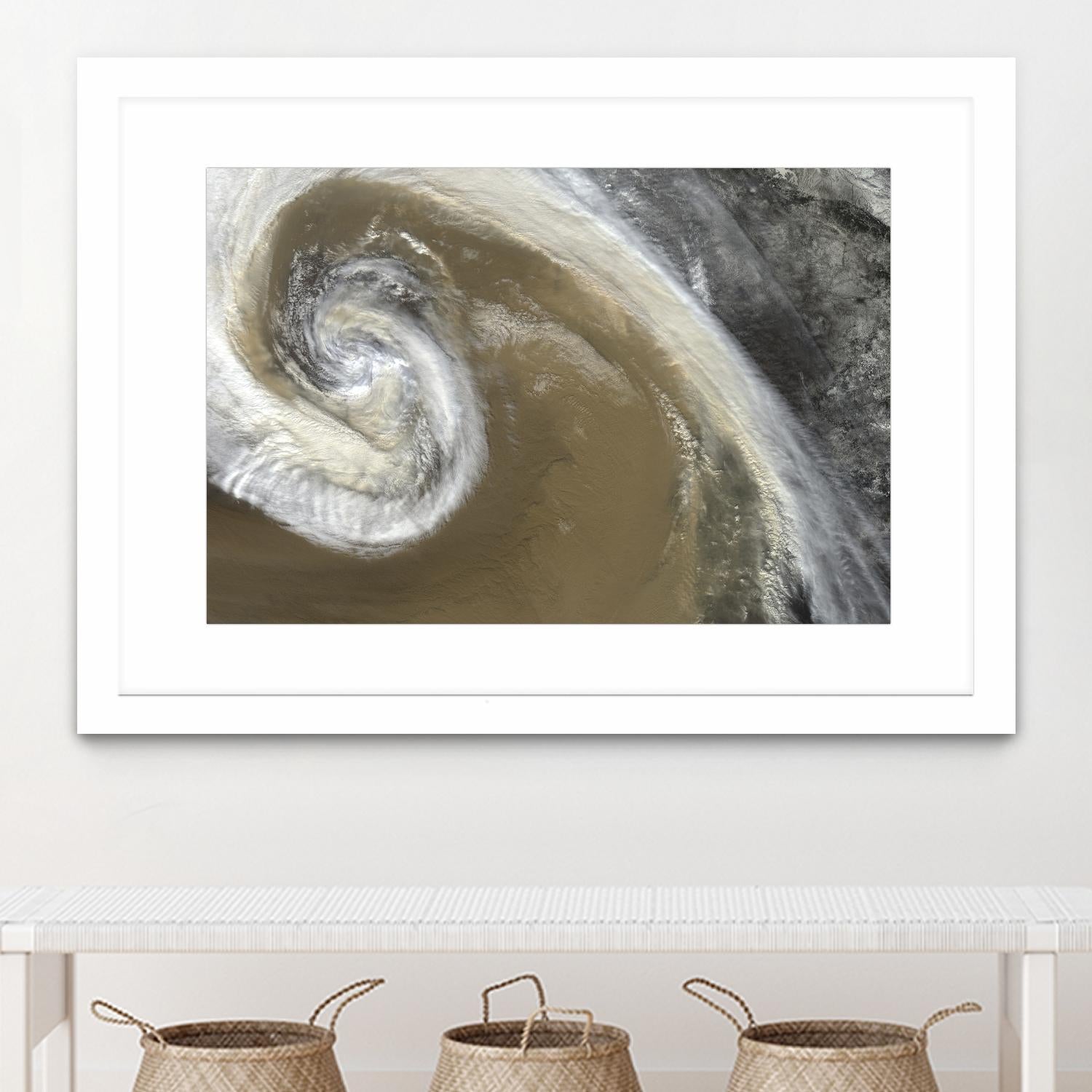 Typhoon by Norm Stelfox on GIANT ART - grey abstract