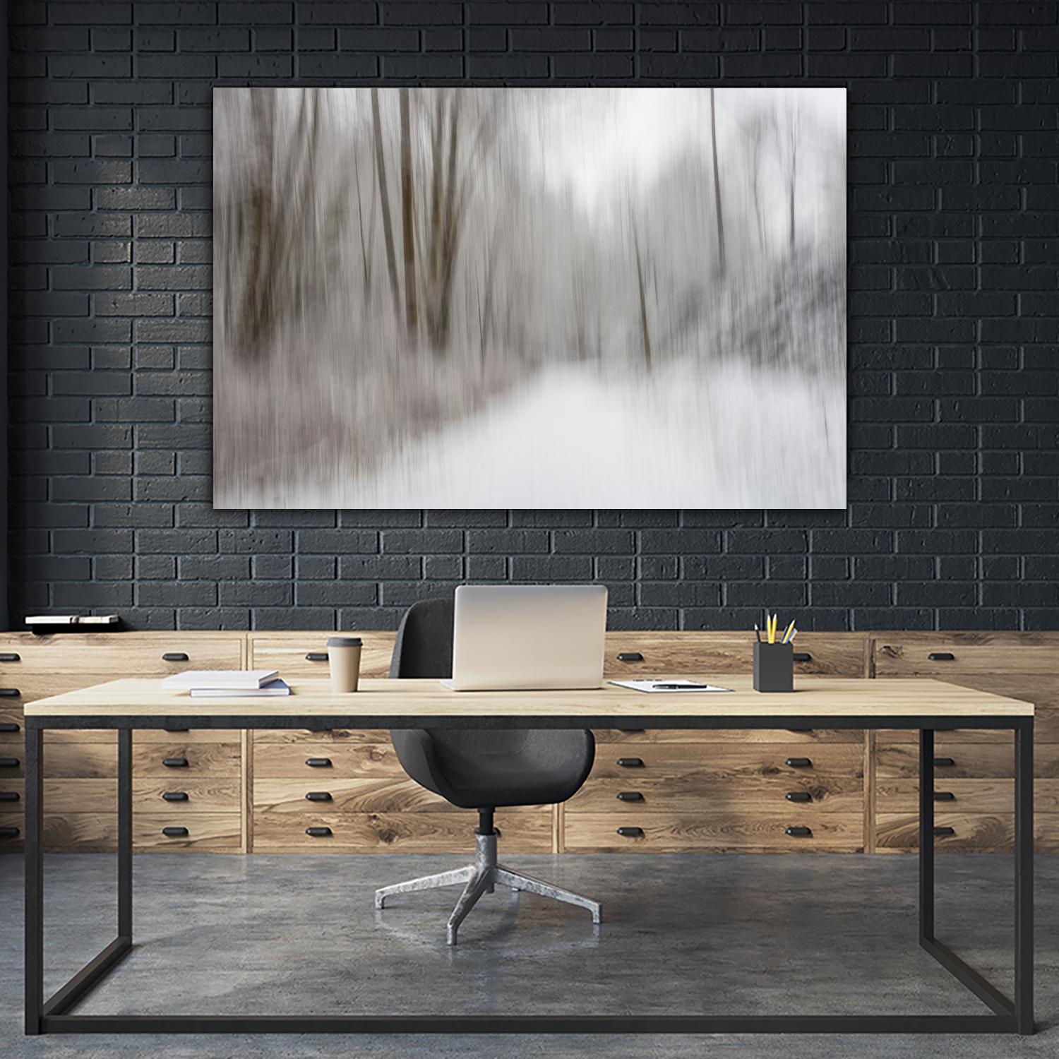 Foggy Lichen II by Norm Stelfox on GIANT ART - brown trees