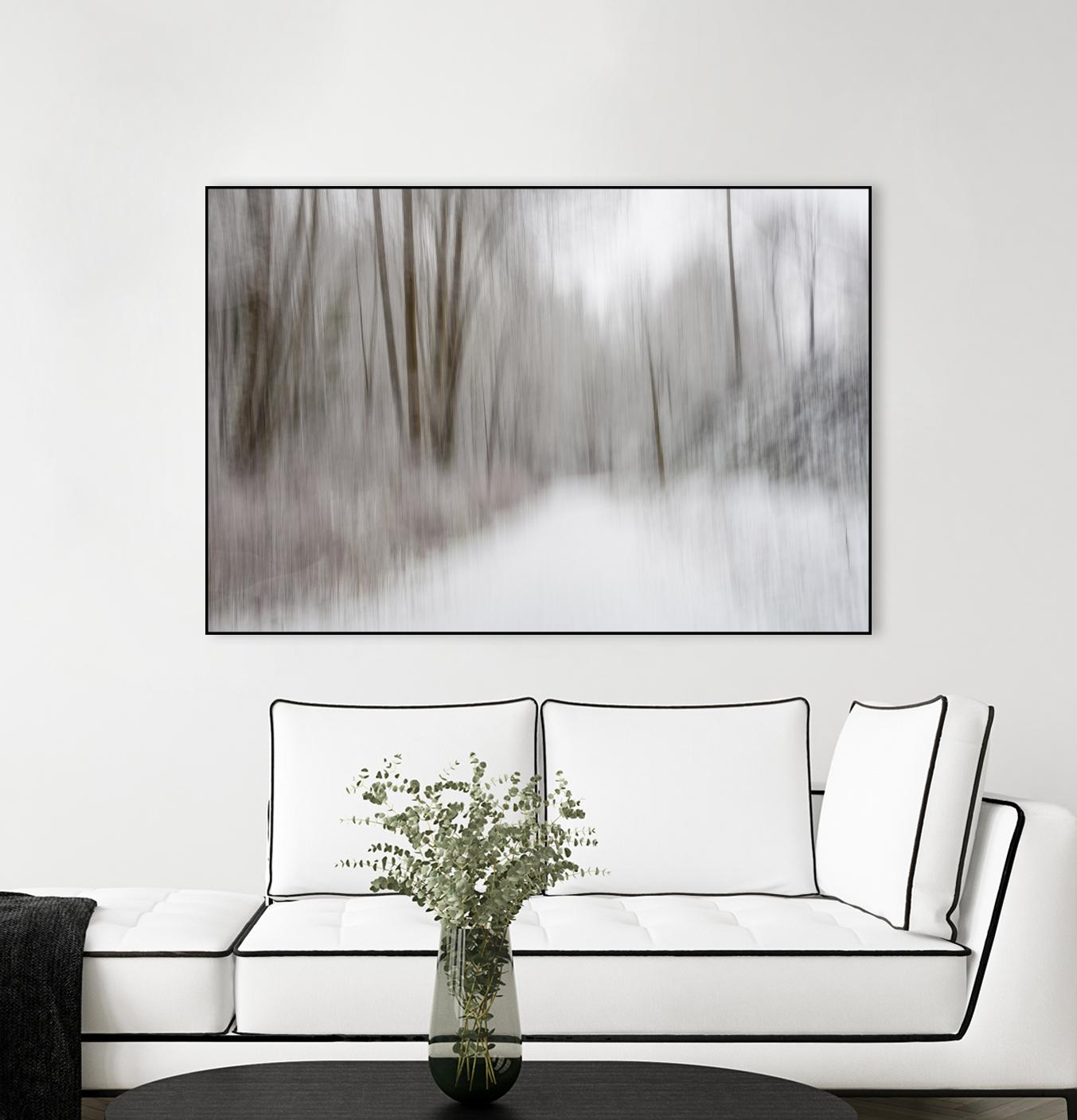 Foggy Lichen II by Norm Stelfox on GIANT ART - brown trees