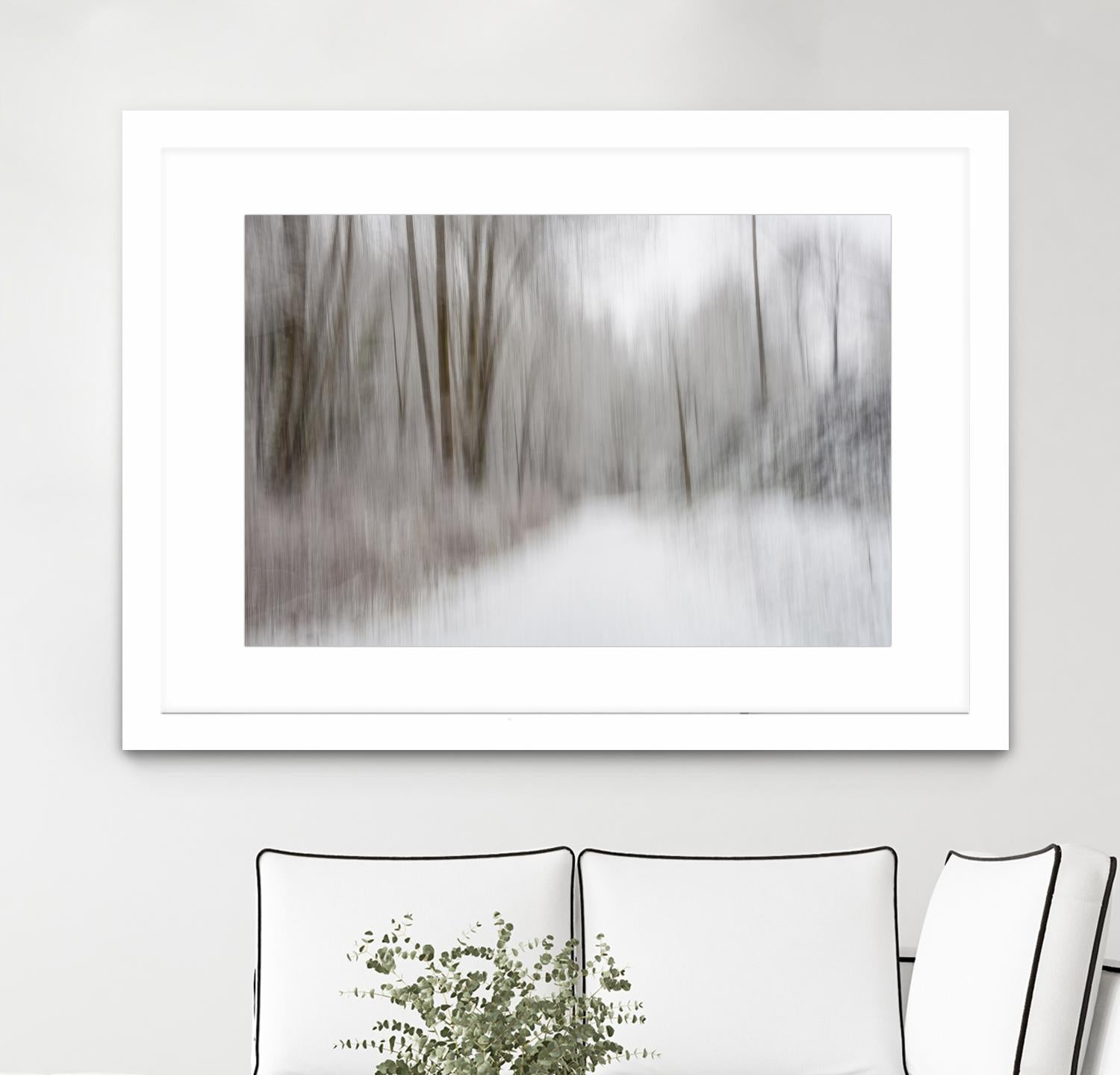 Foggy Lichen II by Norm Stelfox on GIANT ART - brown trees