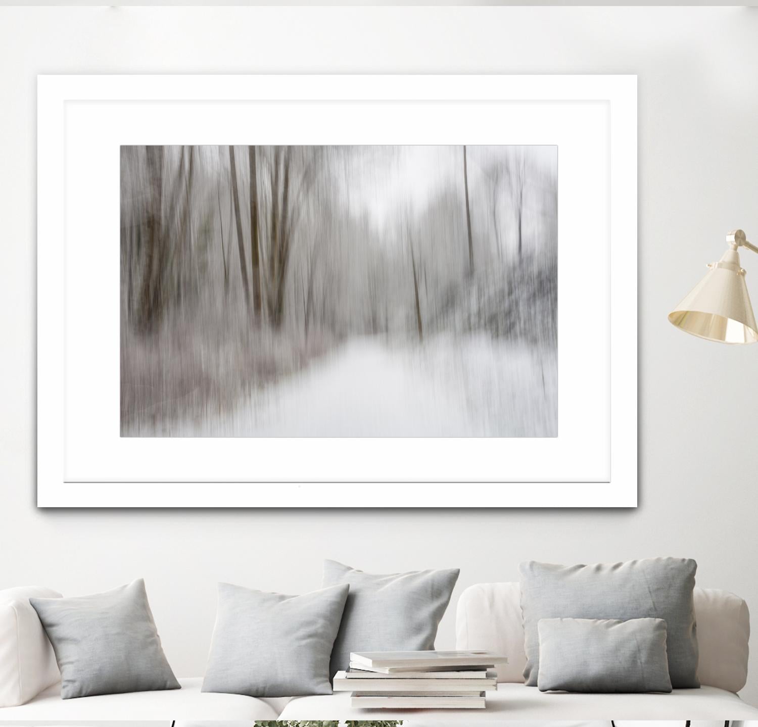 Foggy Lichen II by Norm Stelfox on GIANT ART - brown trees