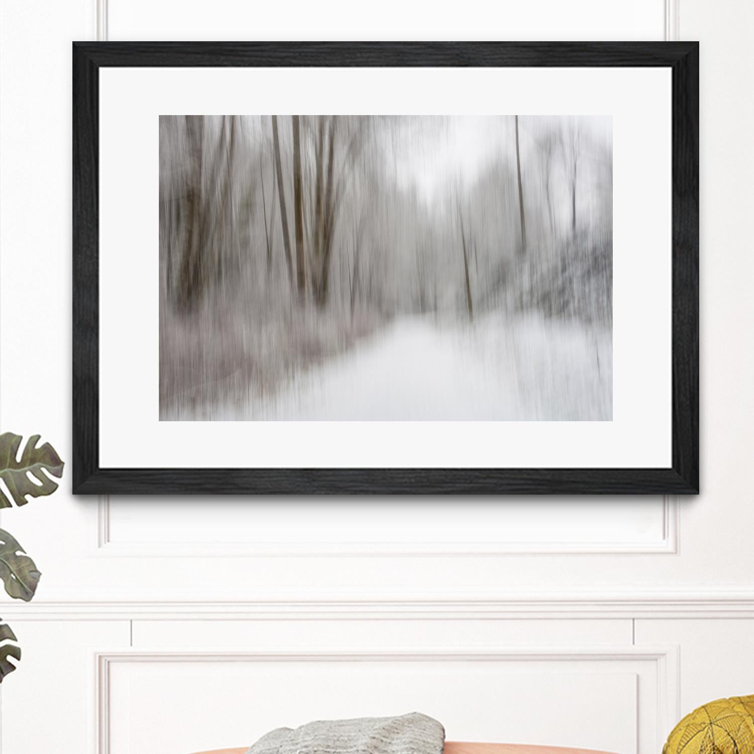 Foggy Lichen II by Norm Stelfox on GIANT ART - brown trees