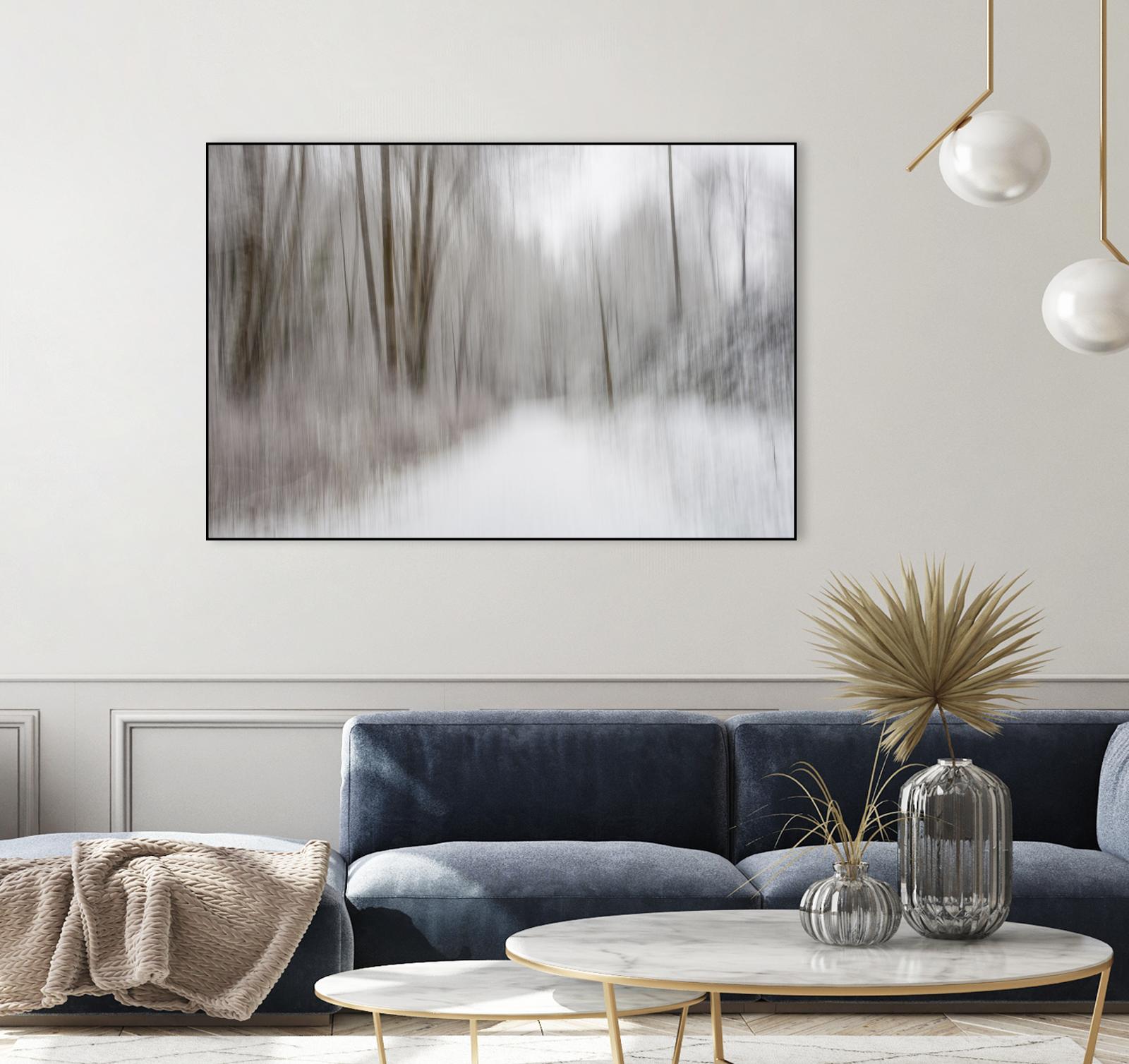 Foggy Lichen II by Norm Stelfox on GIANT ART - brown trees