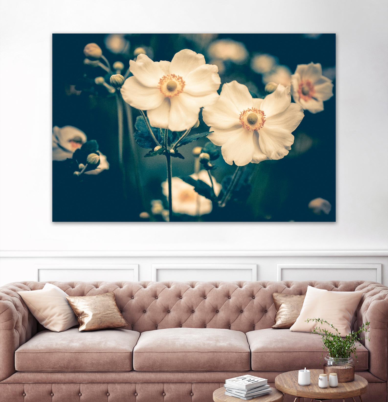 Dogwood by Olivia Joy on GIANT ART - grey floral