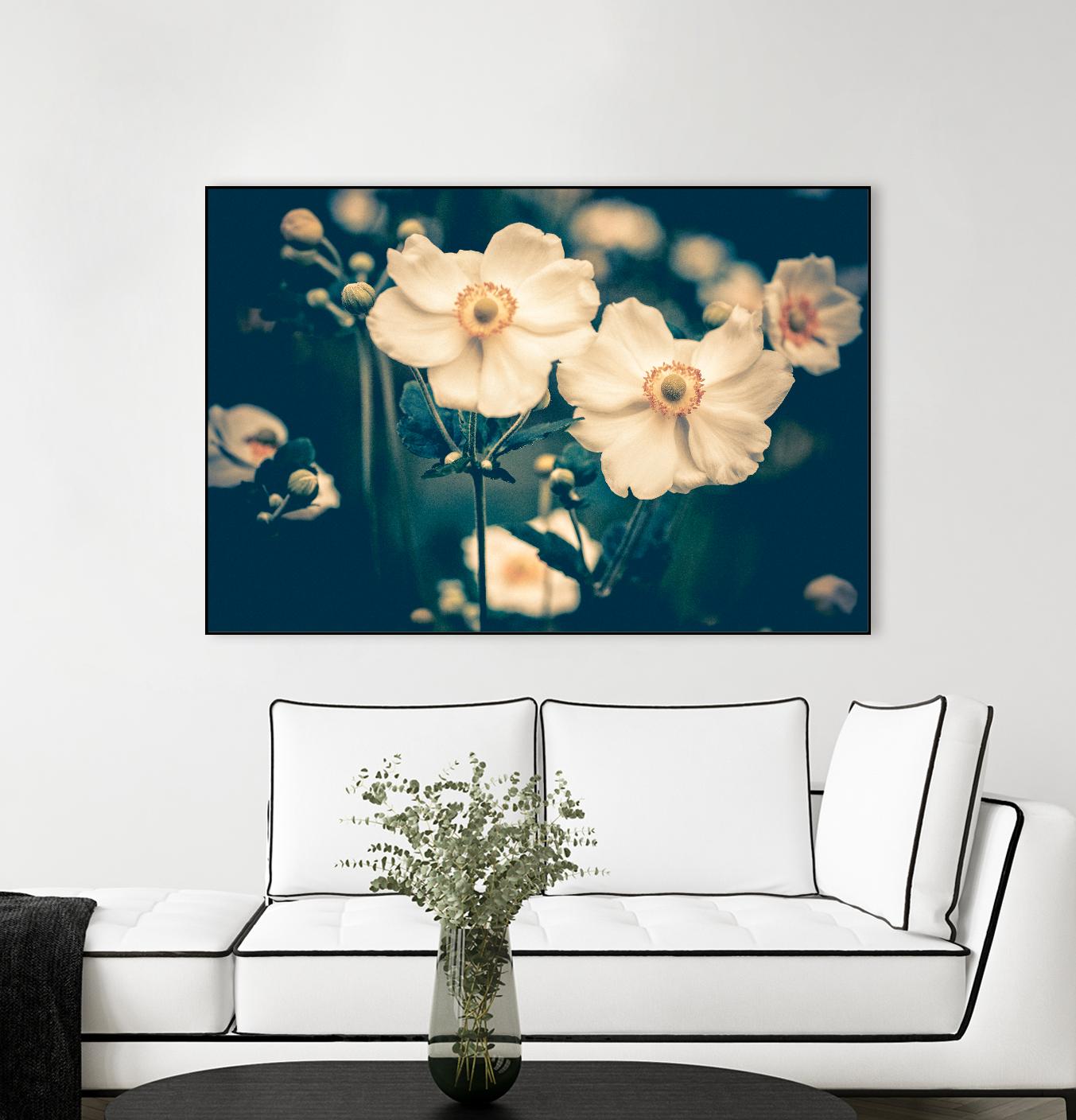 Dogwood by Olivia Joy on GIANT ART - grey floral