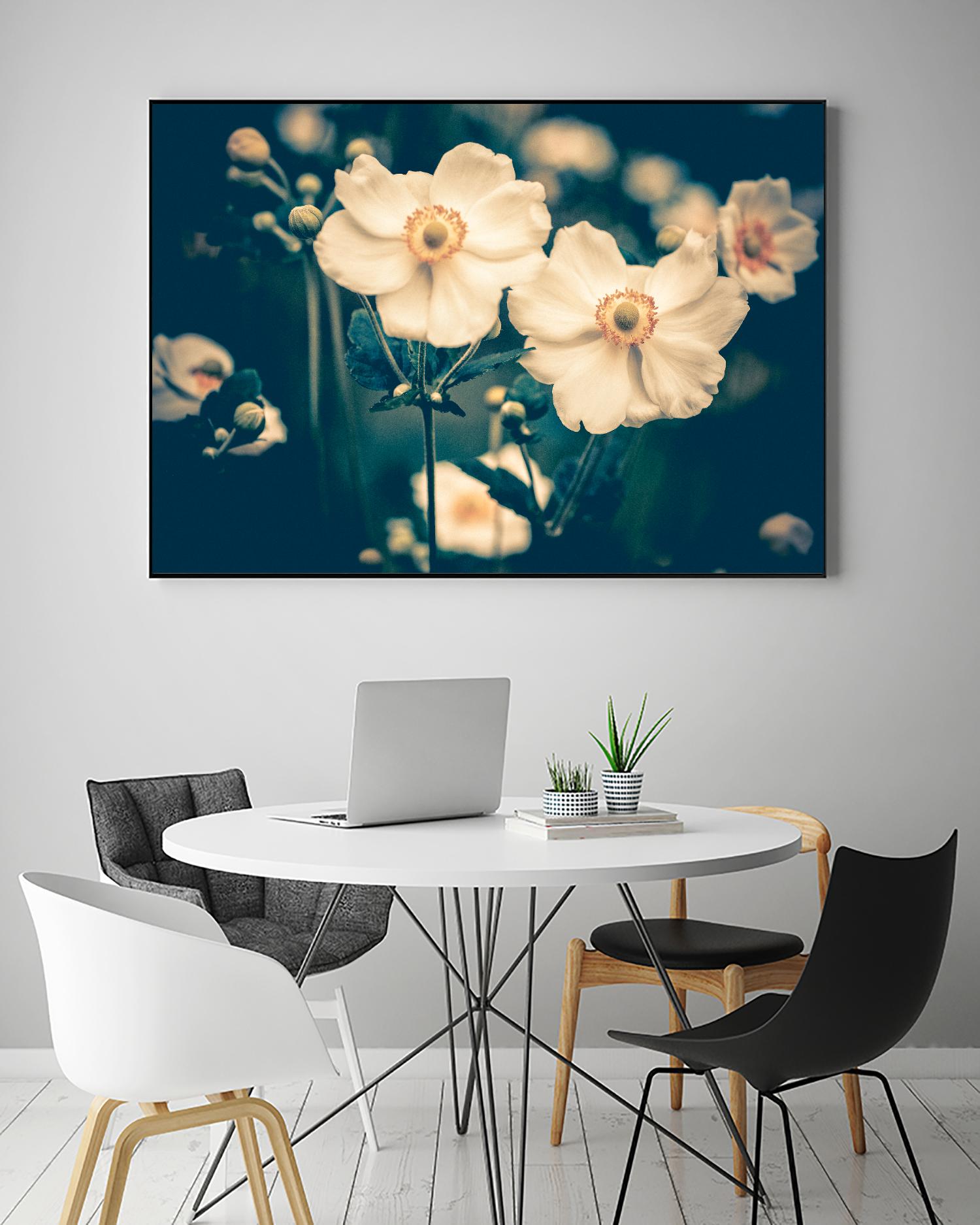 Dogwood by Olivia Joy on GIANT ART - grey floral