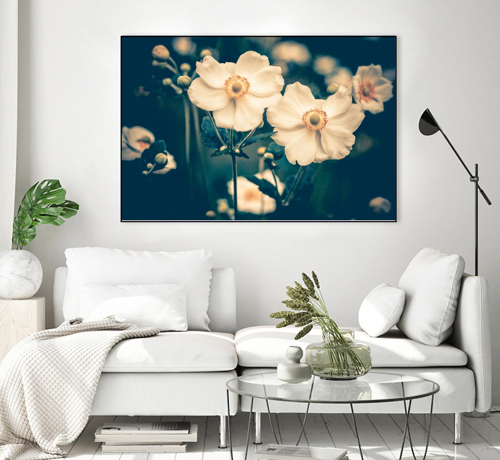 Dogwood by Olivia Joy on GIANT ART - grey floral