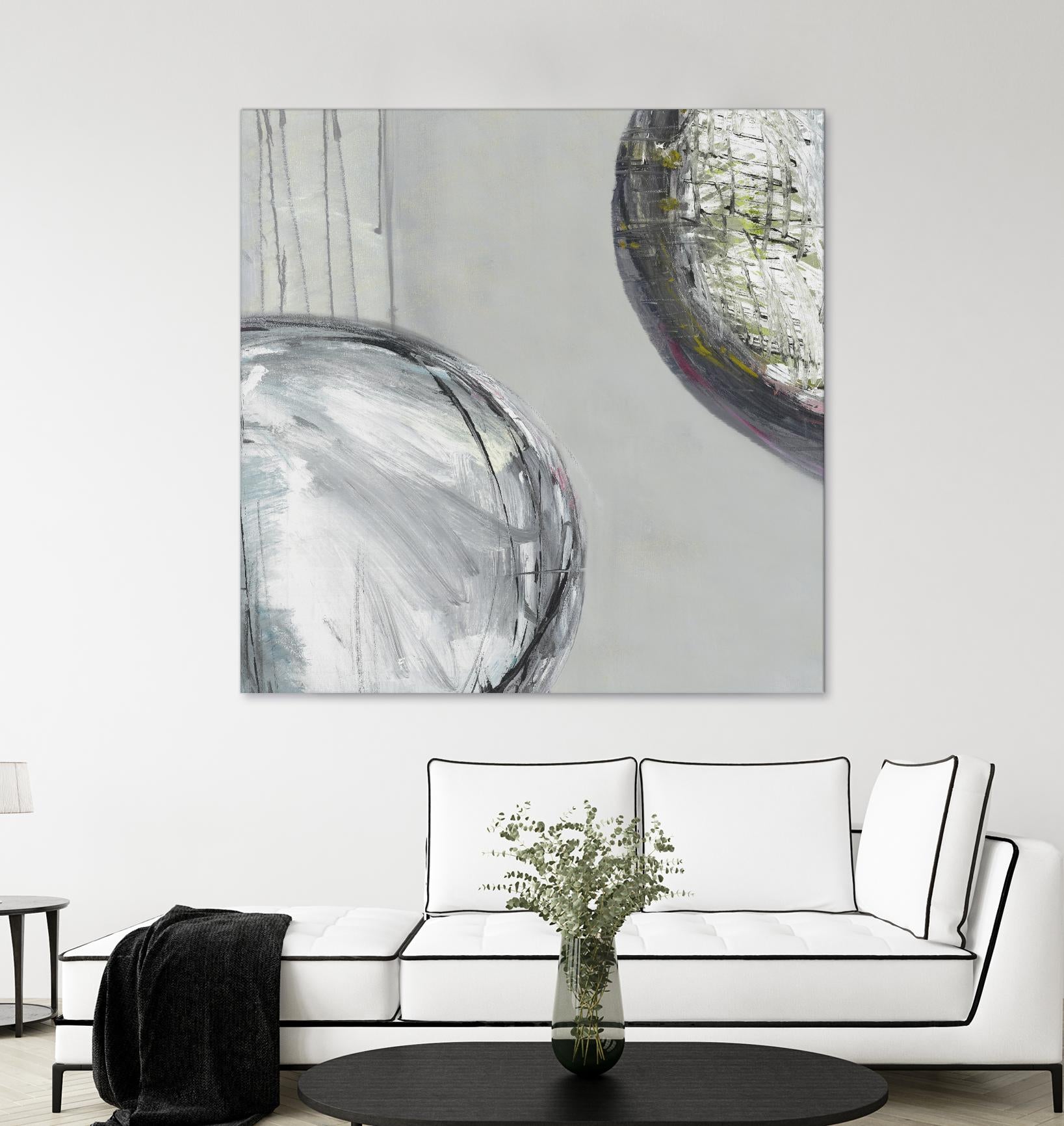 Follow II by Pamela Ozery on GIANT ART - white abstract