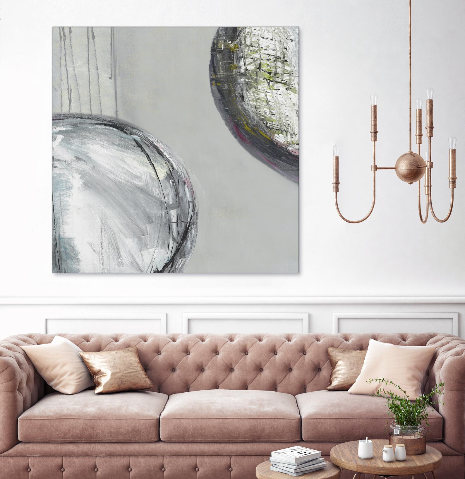 Follow II by Pamela Ozery on GIANT ART - white abstract