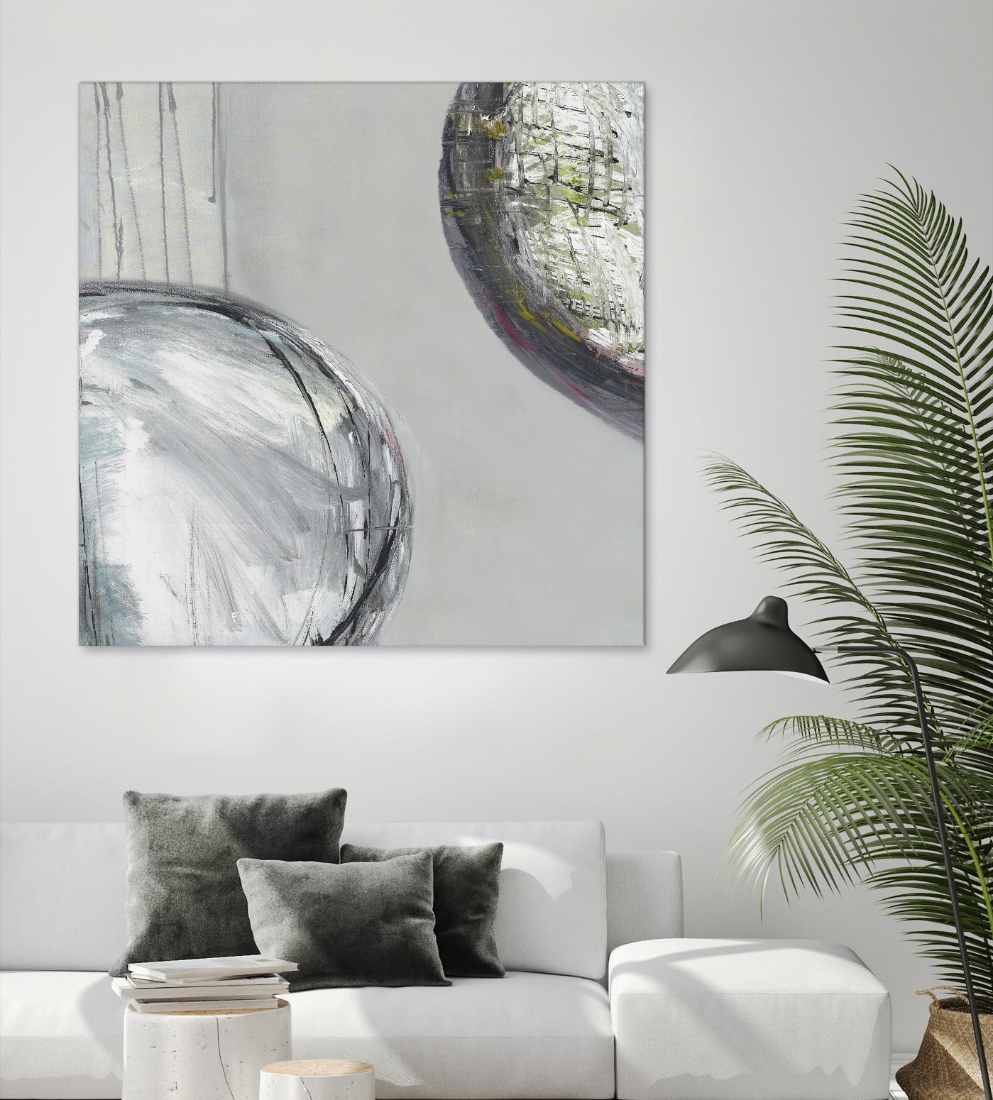 Follow II by Pamela Ozery on GIANT ART - white abstract