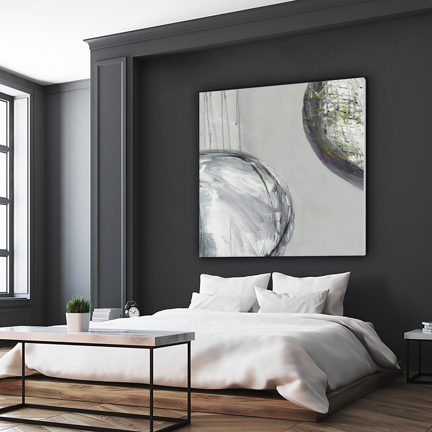 Follow II by Pamela Ozery on GIANT ART - white abstract