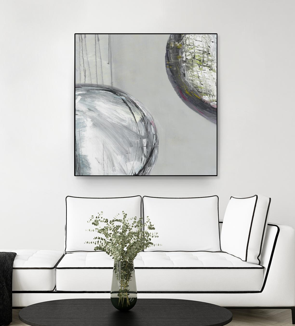 Follow II by Pamela Ozery on GIANT ART - white abstract