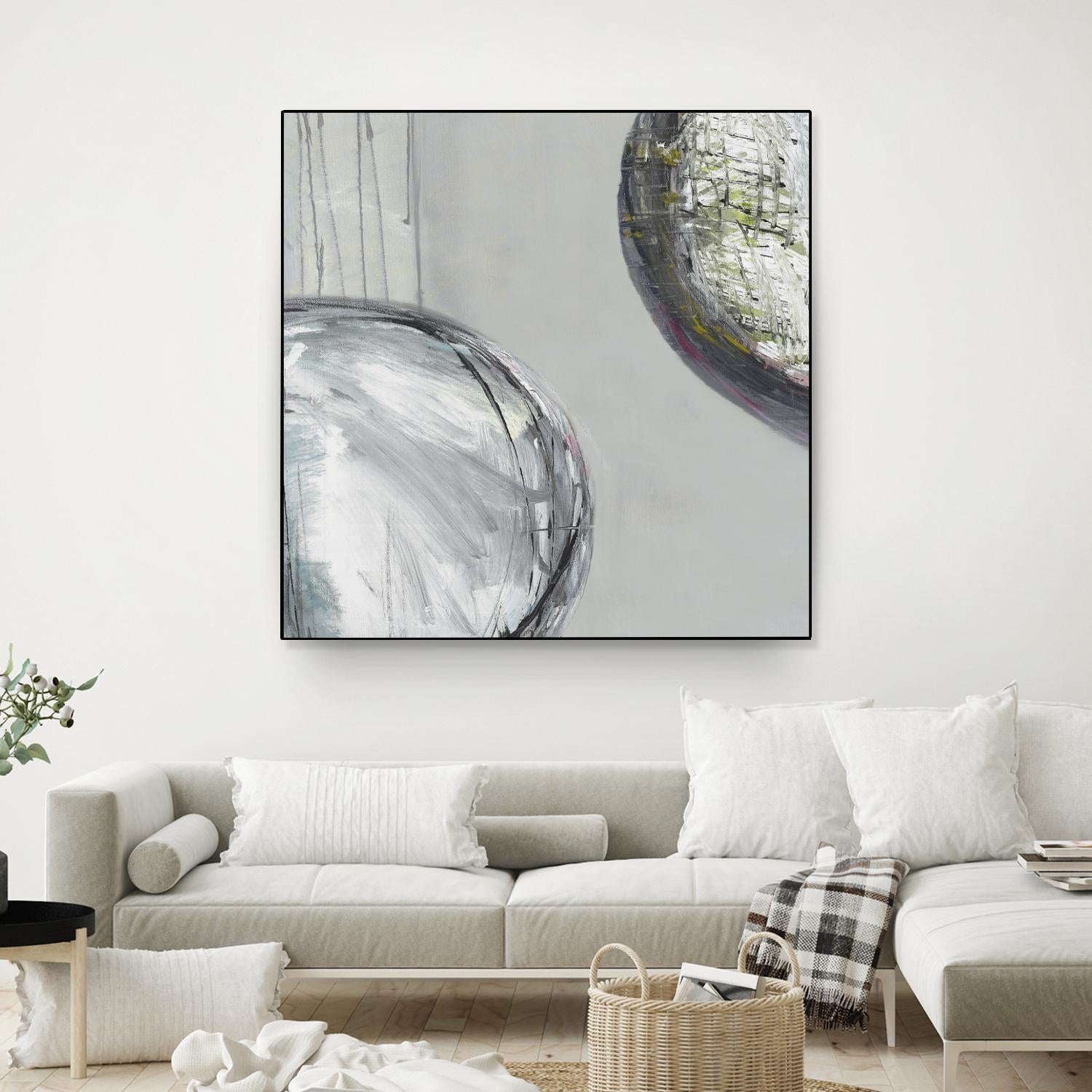Follow II by Pamela Ozery on GIANT ART - white abstract